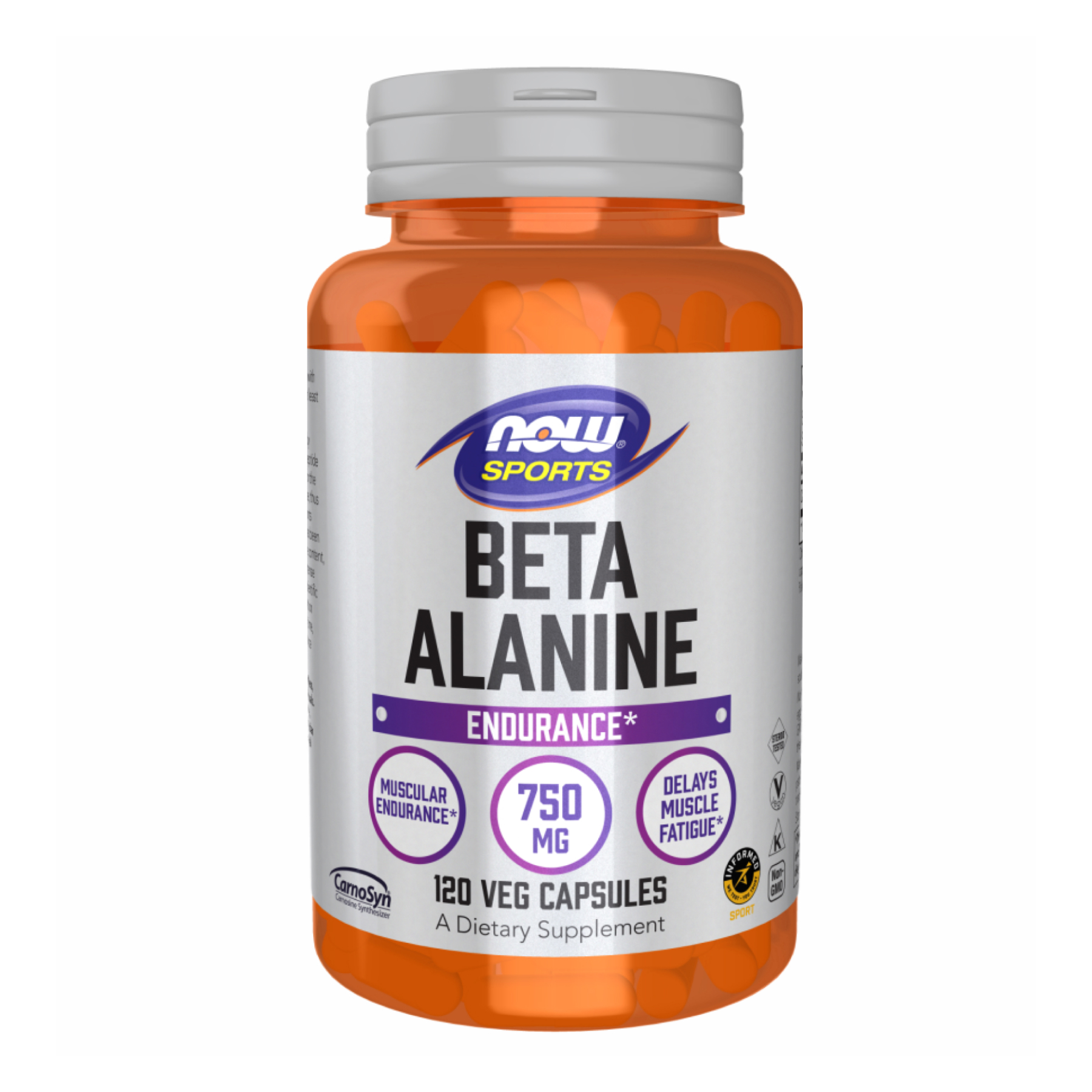 Now Foods Beta Alanine 750mg - 120 vcaps 2022-10-2927