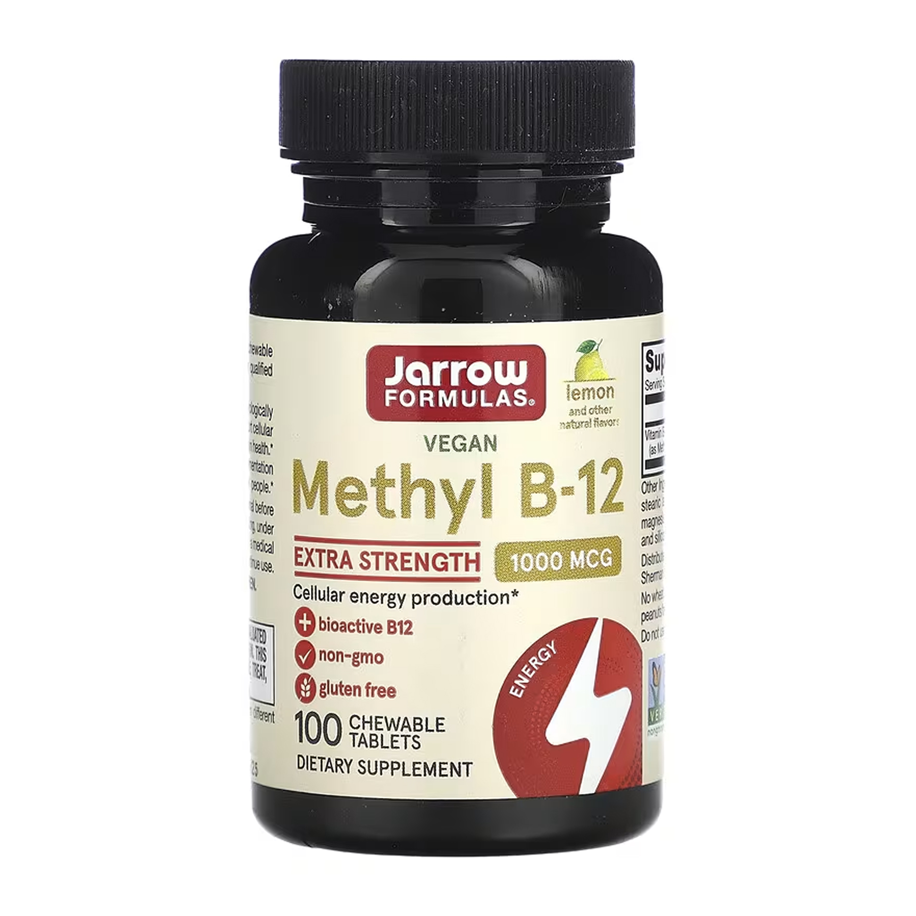 Jarrow Formulas Methyl B12 Methylcobalamin 1000 mcg - 100 tabs (Повреждена банка) 2023-10-8020