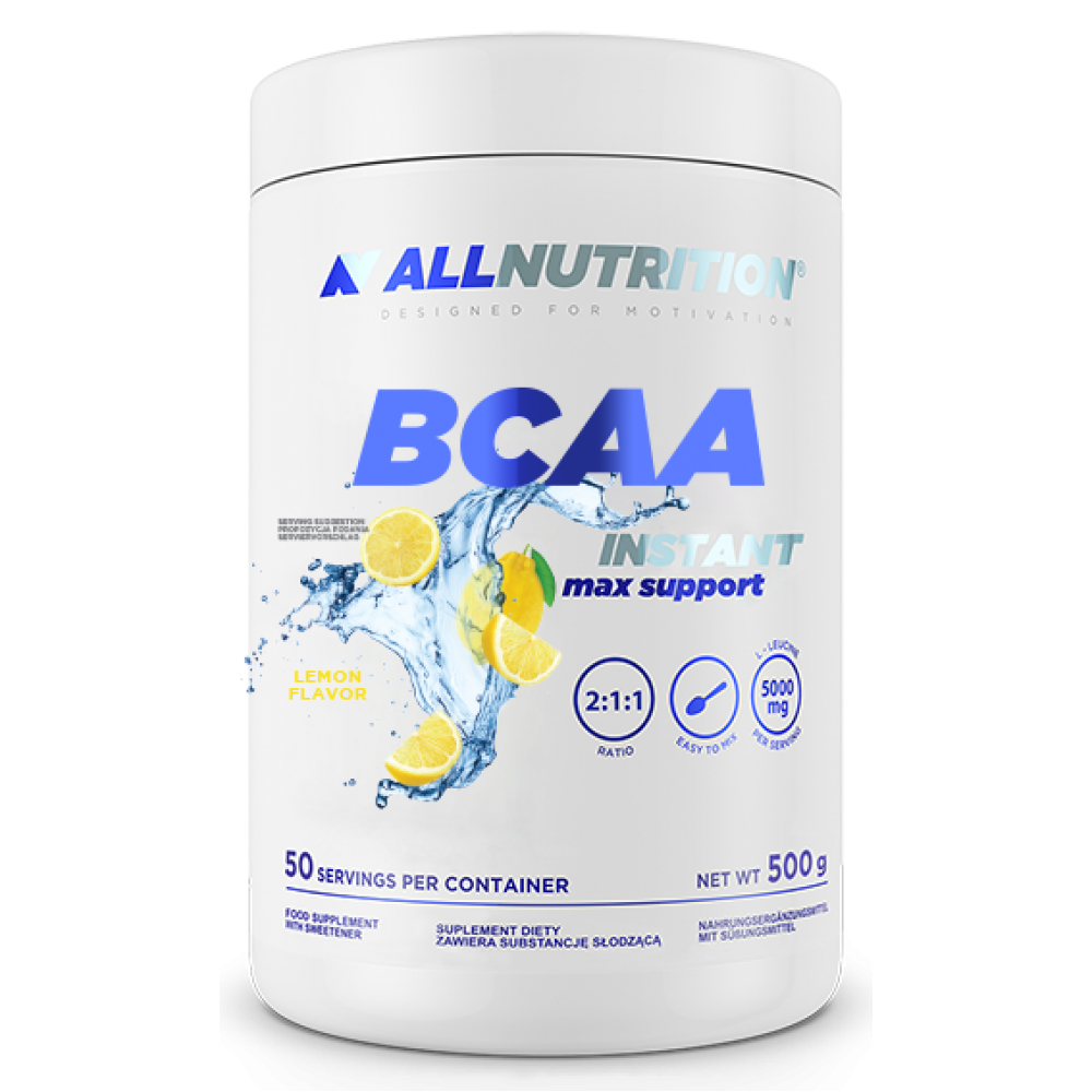Allnutrition BCAA Max Support Instant - 500g Lemon 100-22-5545011-20