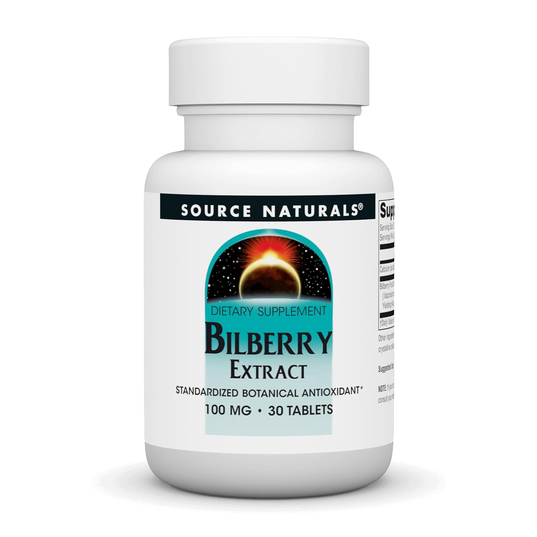 Source Naturals Bilberry Extract 100 mg - 30 tabs 2023-10-6132
