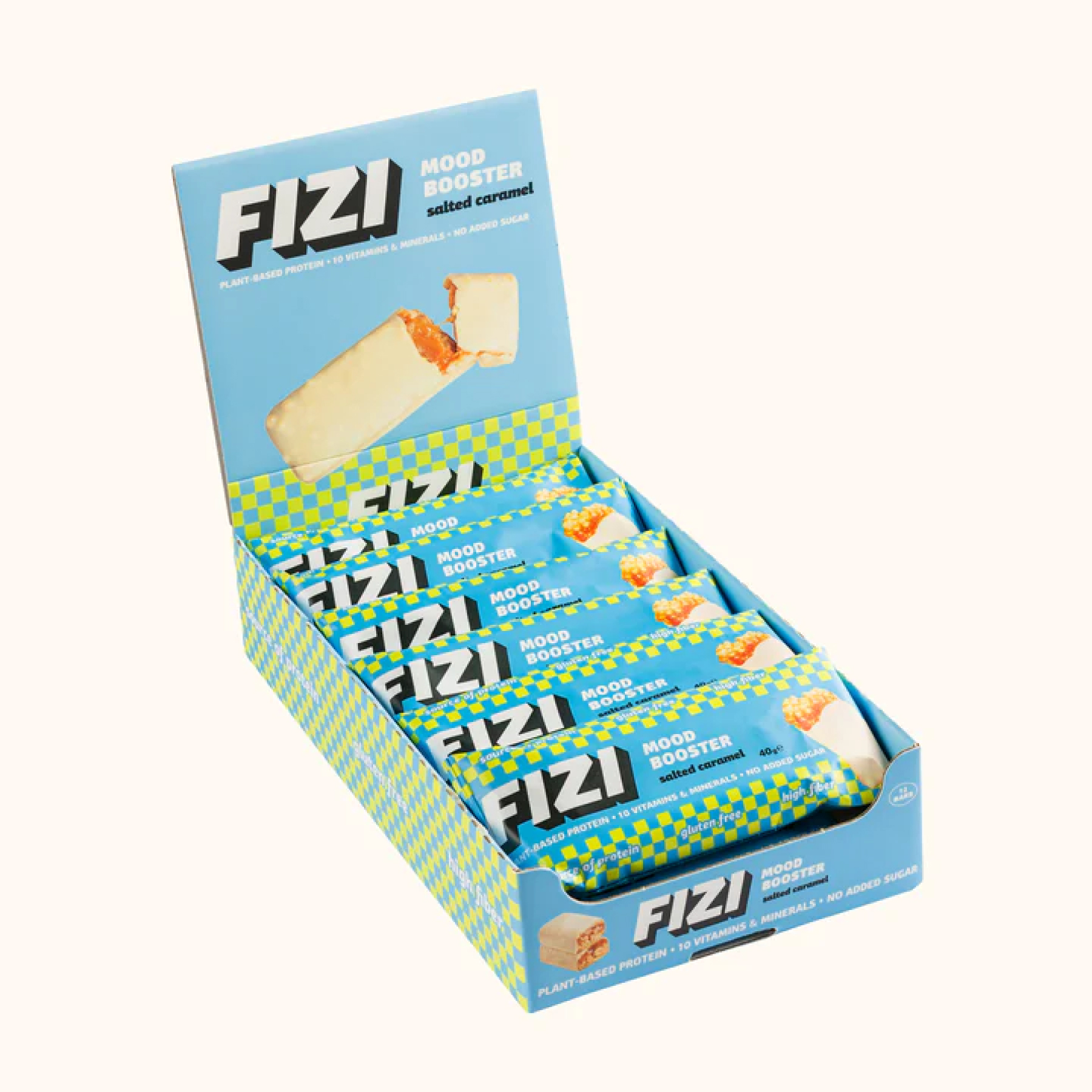 FIZI Fizi Mood Booster - 12x40g Salted Caramel 2023-10-3908