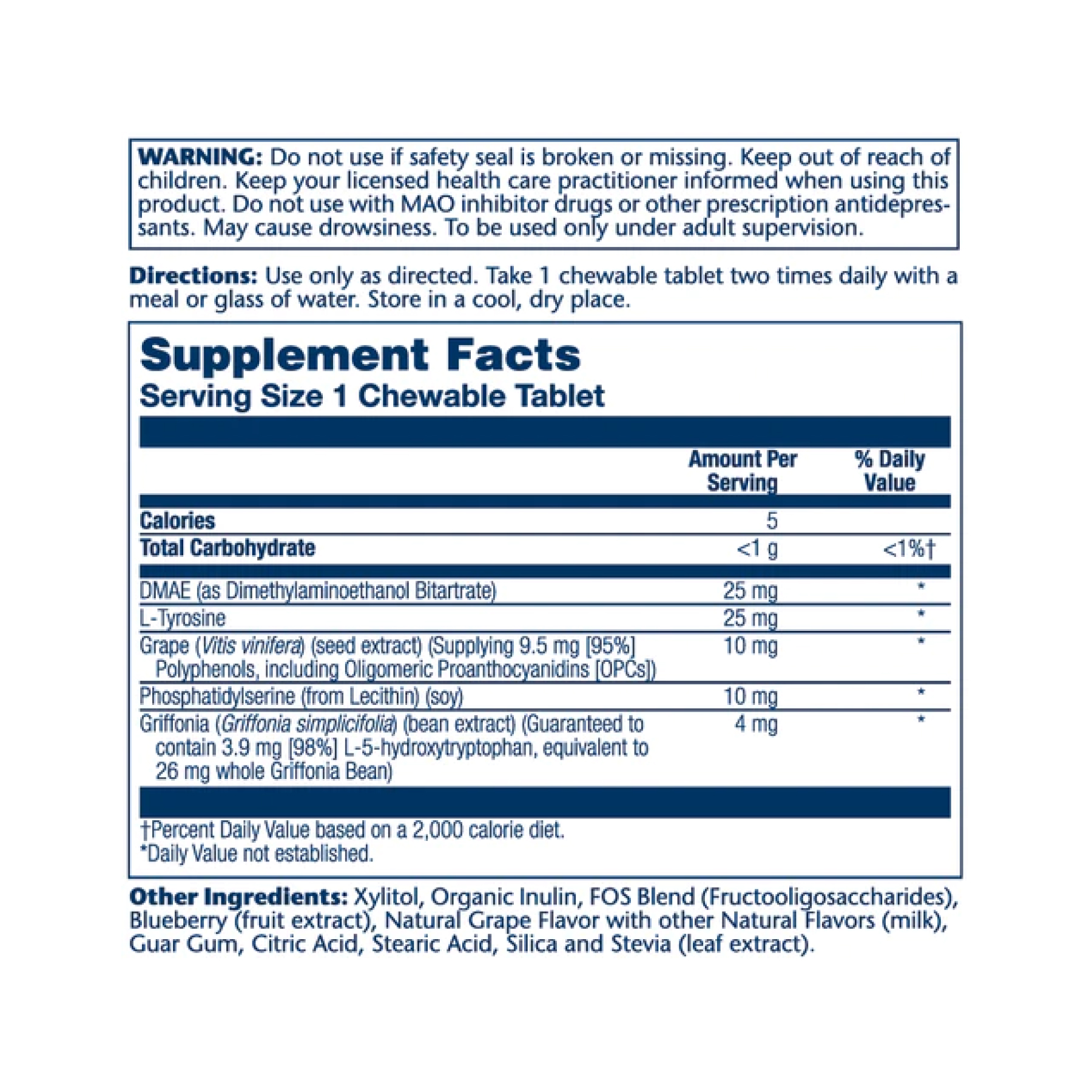 Solaray Focus for Children - 60 chewables 2023-10-2139