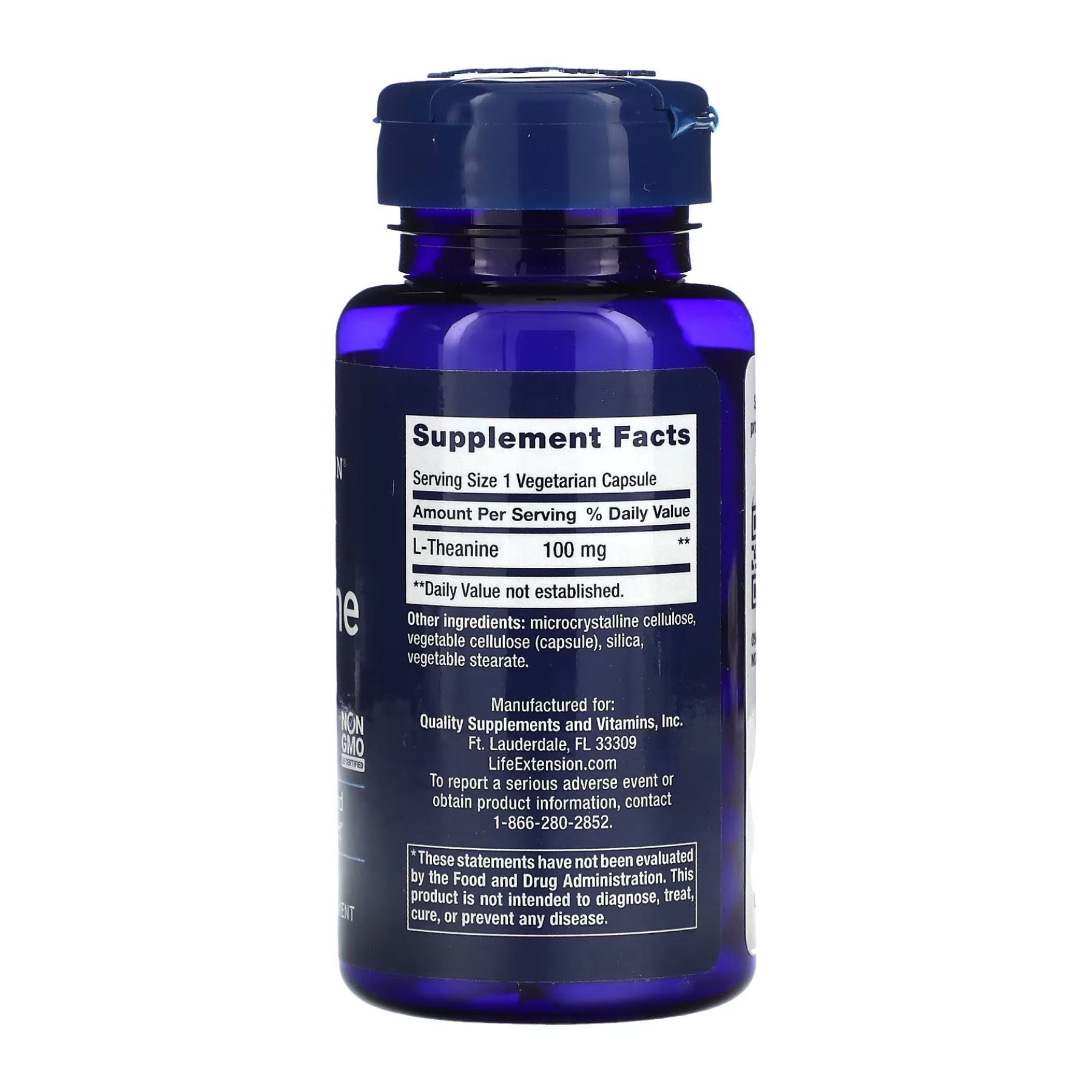 Life Extension L-Theanine 100 mg - 60 vcaps 2022-10-1904