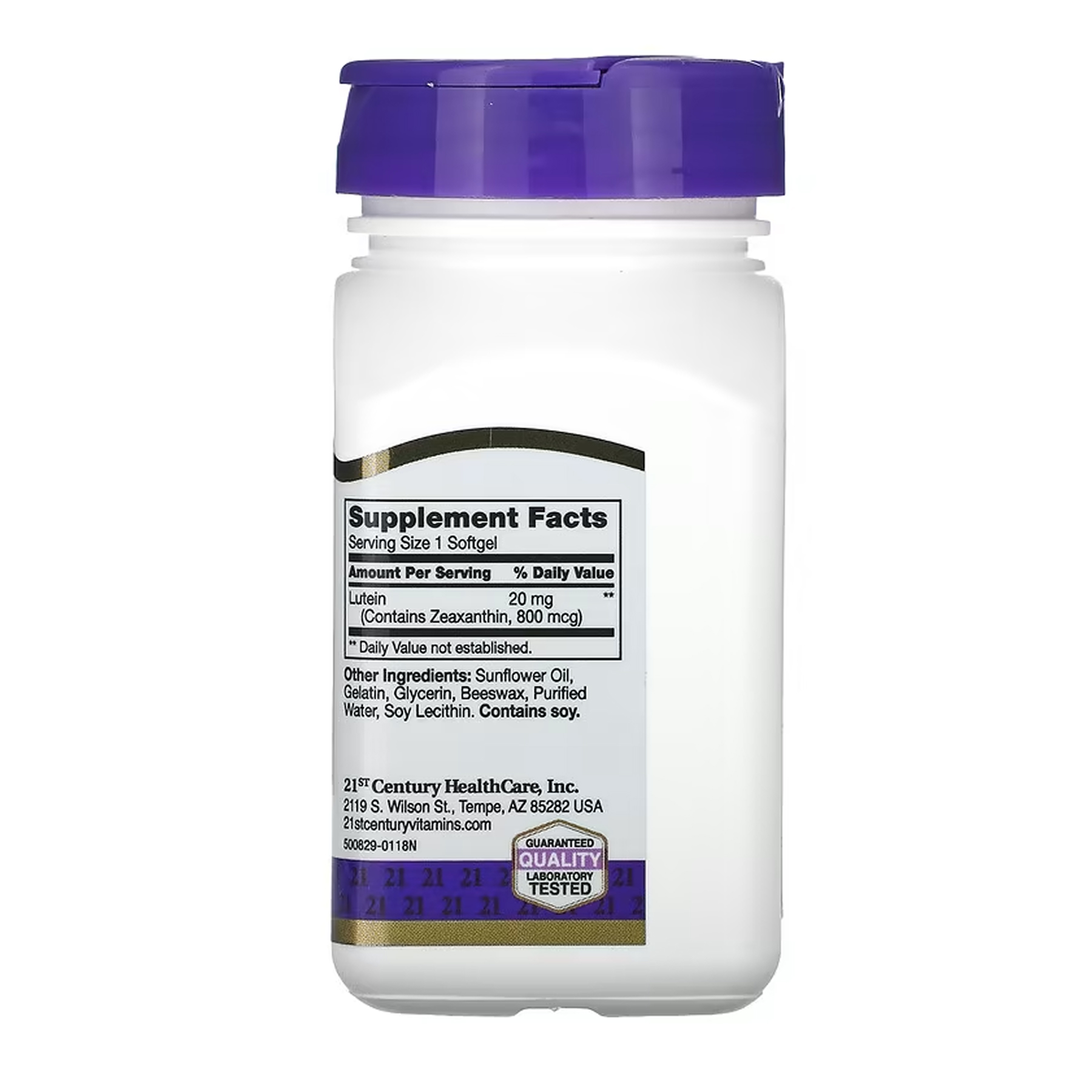 21st Century Lutein 20 mg - 60 softgels 2023-10-7081