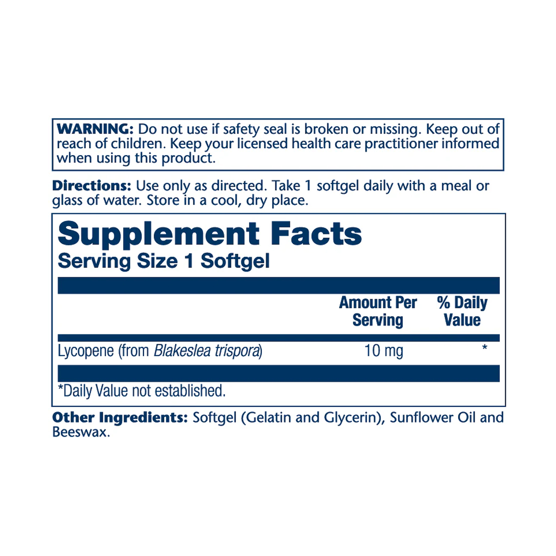 Solaray Lycopene 10mg - 60 vcaps 2023-10-6994