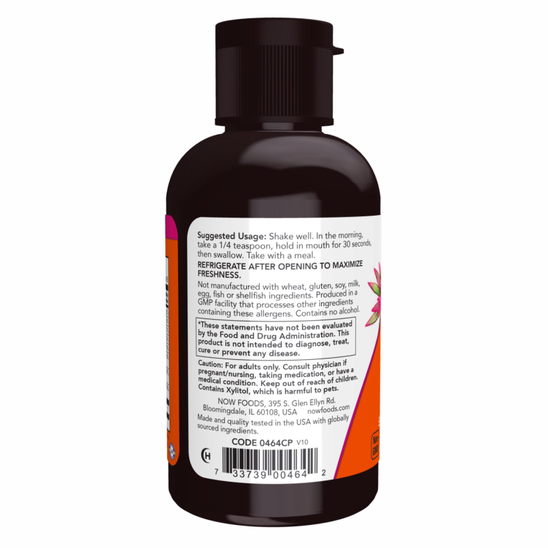 Now Foods B-12 Liquid B-Complex - 59ml (2oz) 2022-10-2564