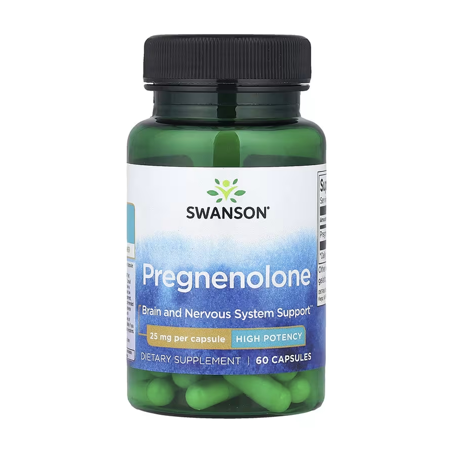 Swanson Pregnenolone High Potency 25 mg - 60 caps 2023-10-6662