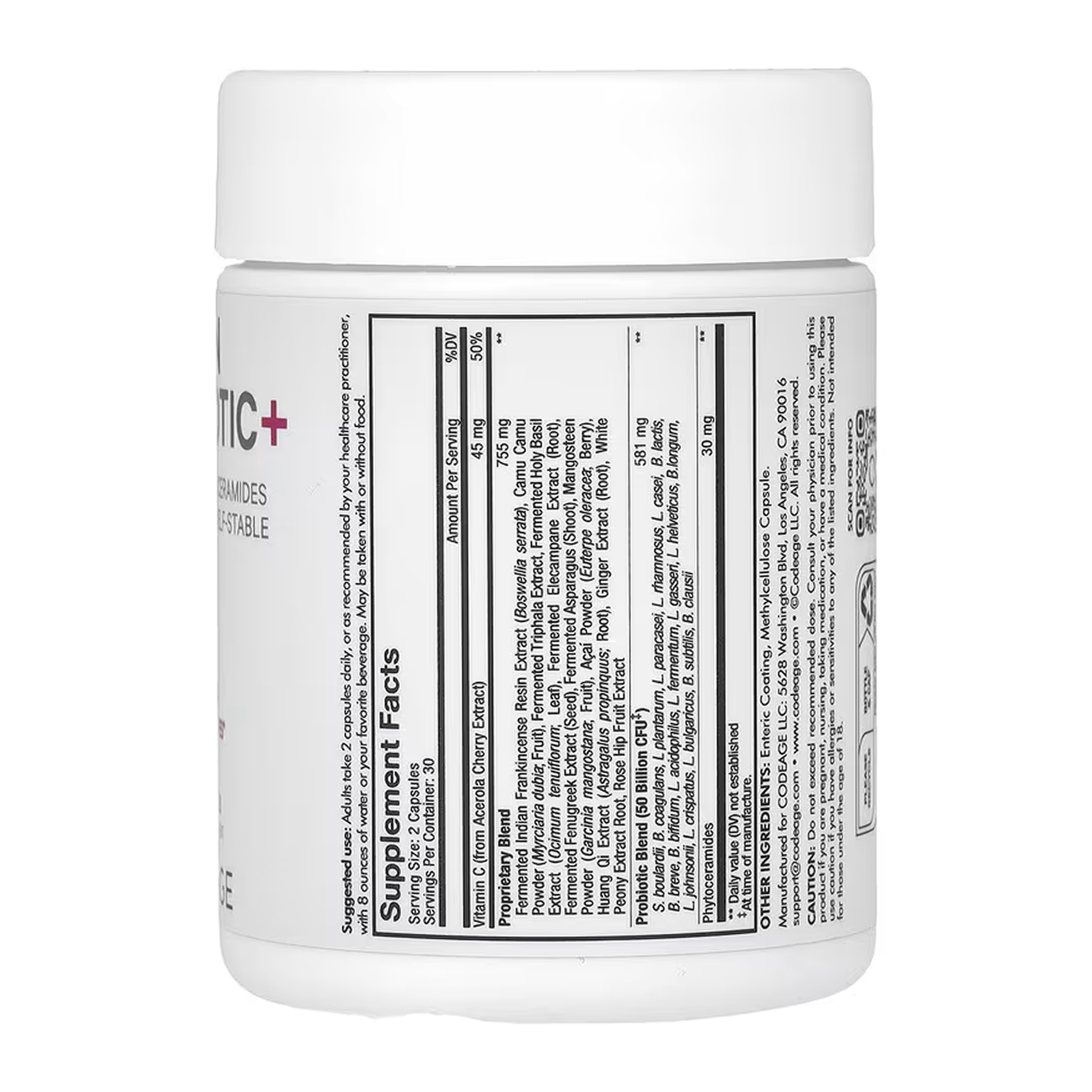Codeage Skin Probiotic - 60 caps 2023-10-7728