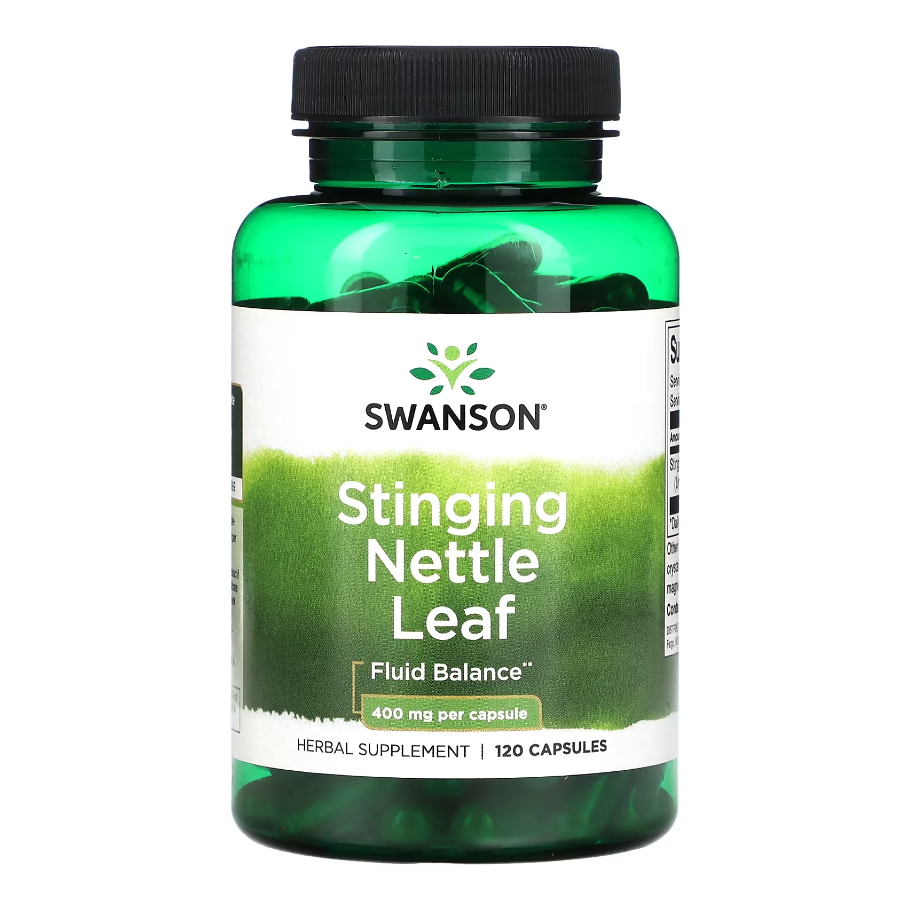 Swanson Stinging Nettle Leaf 400mg - 120 caps 2023-10-4066