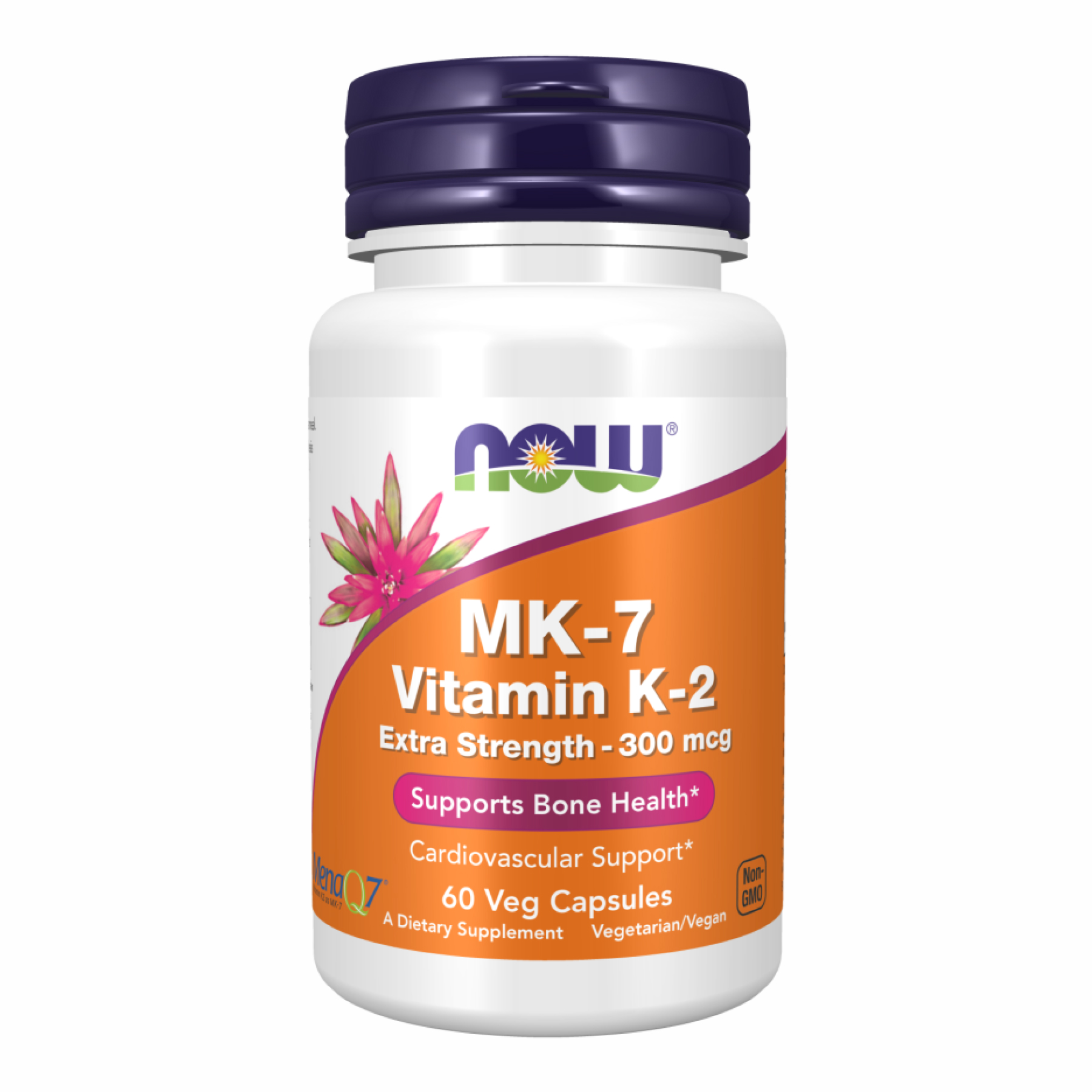 Now Foods Vitamin K2 (MK-7) 300mcg - 60 vcaps 2022-10-1700