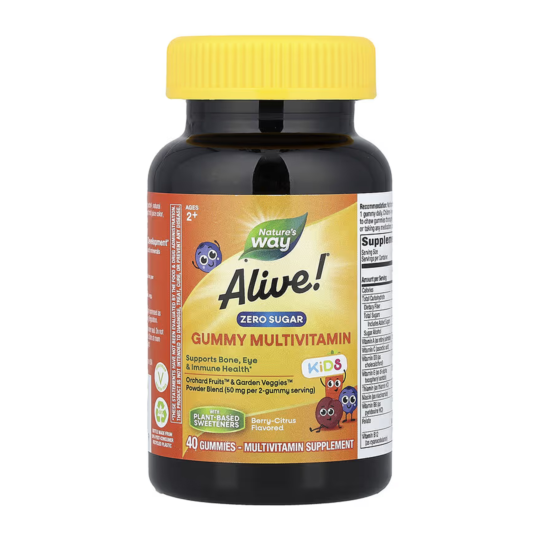 Nature's Way Alive! Zero Sugar Kid's - 40 gummies 2023-10-6378