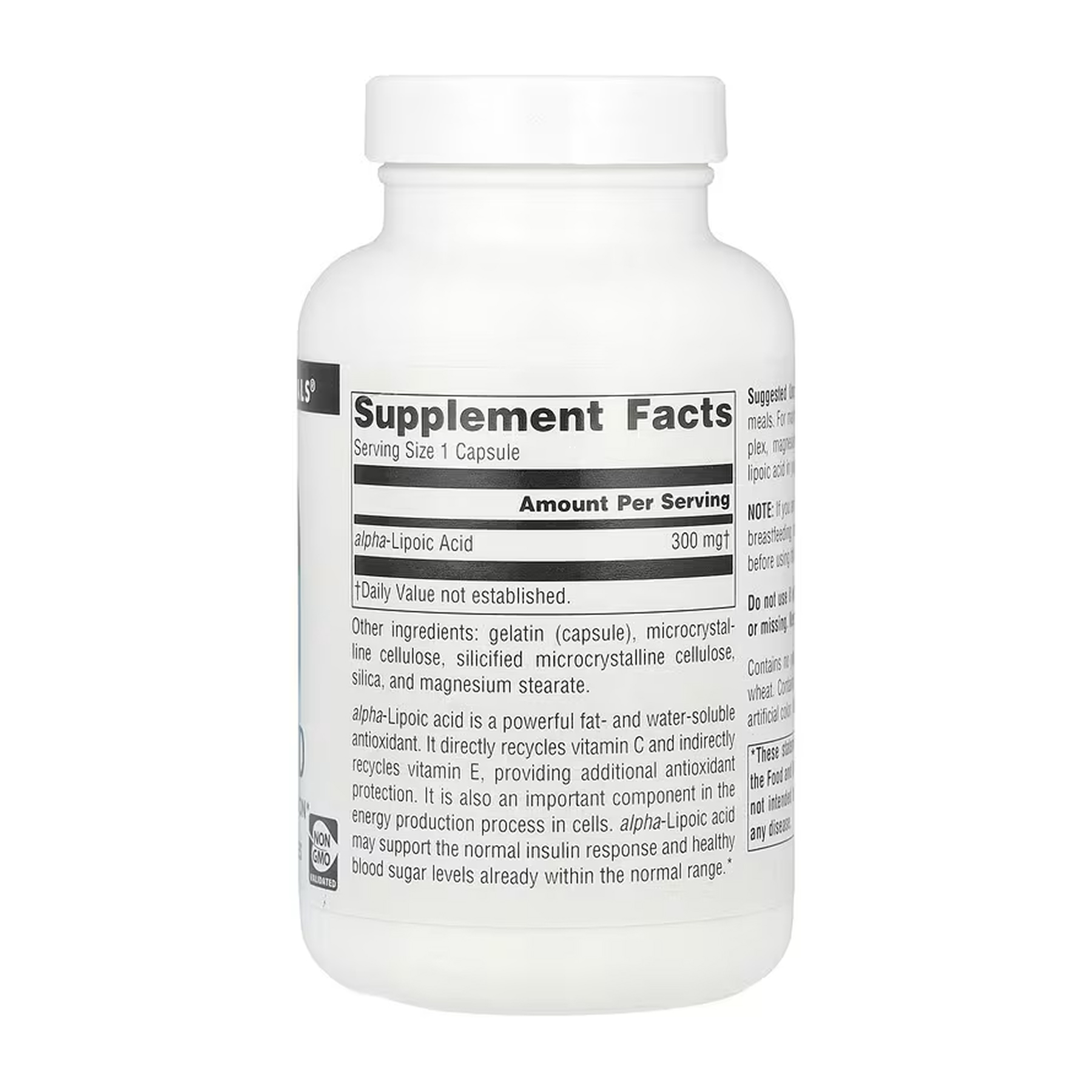 Source Naturals Alpha Lipoic Acid 300 mg - 120 caps 2023-10-6484