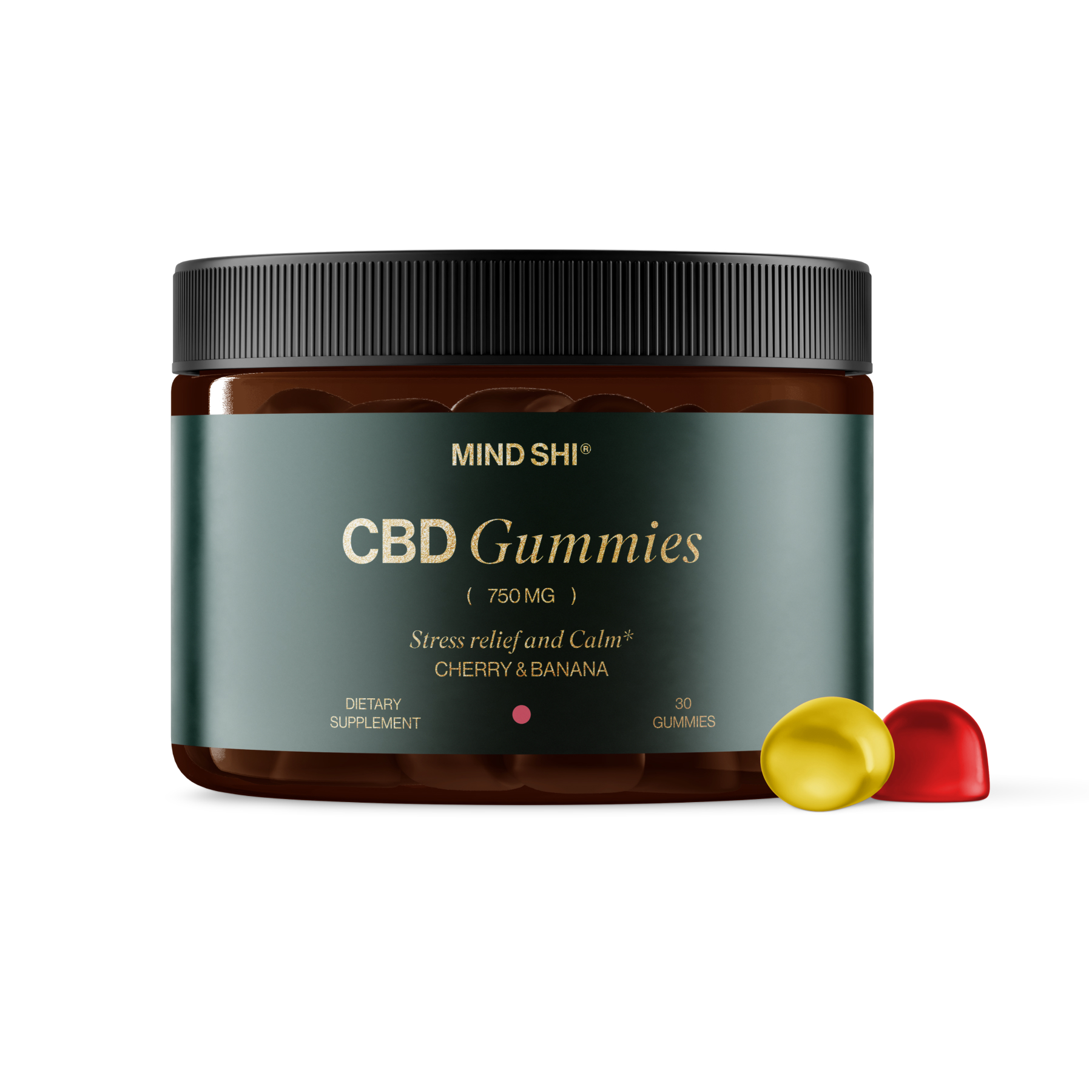 Mind Shi CBD Gummies Full Spectrum 750 mg Cherry & Banana - 30 gummies (До 08.26) 2023-10-7770