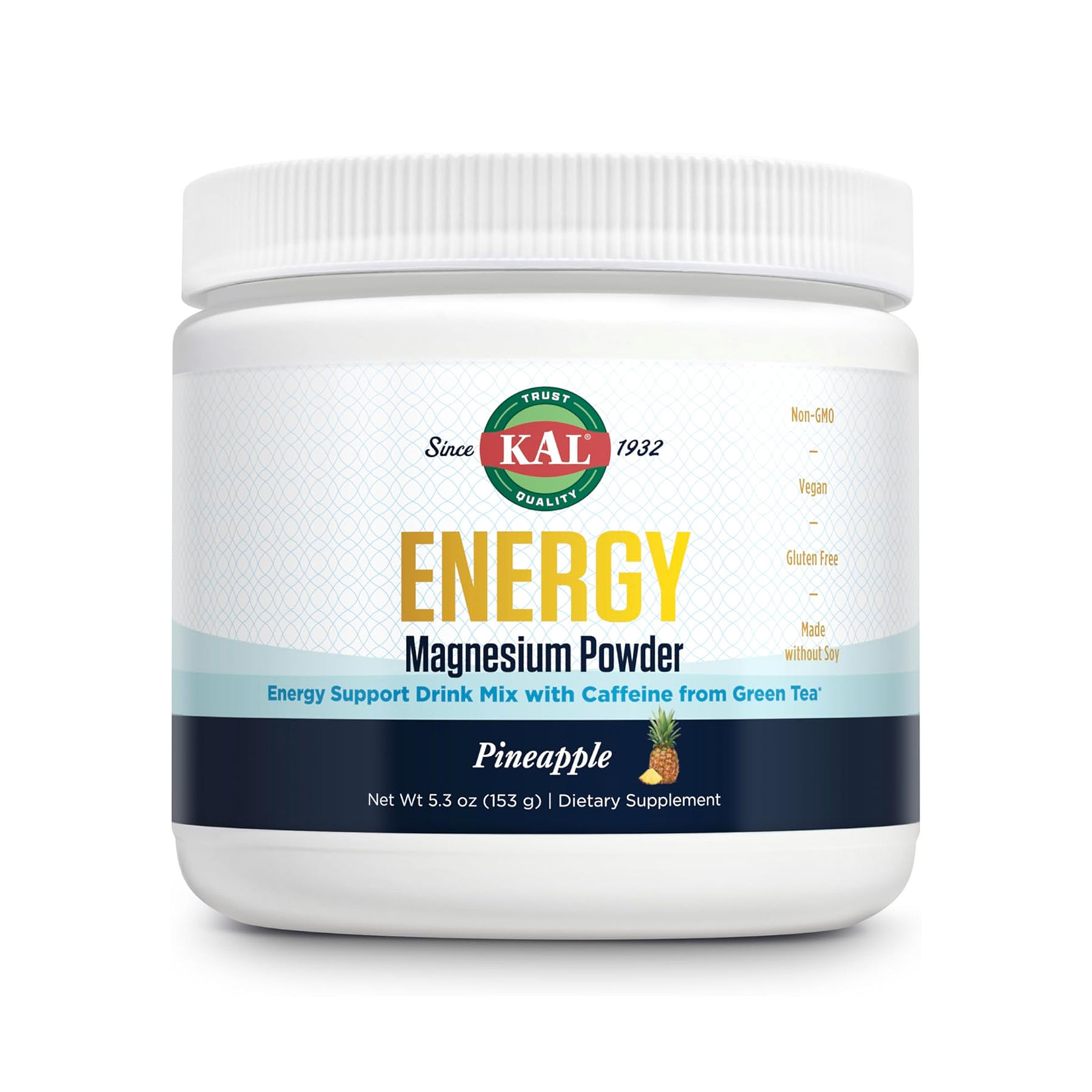 KAL Energy Magnesium Powder - 153g Pineapple 2023-10-7036