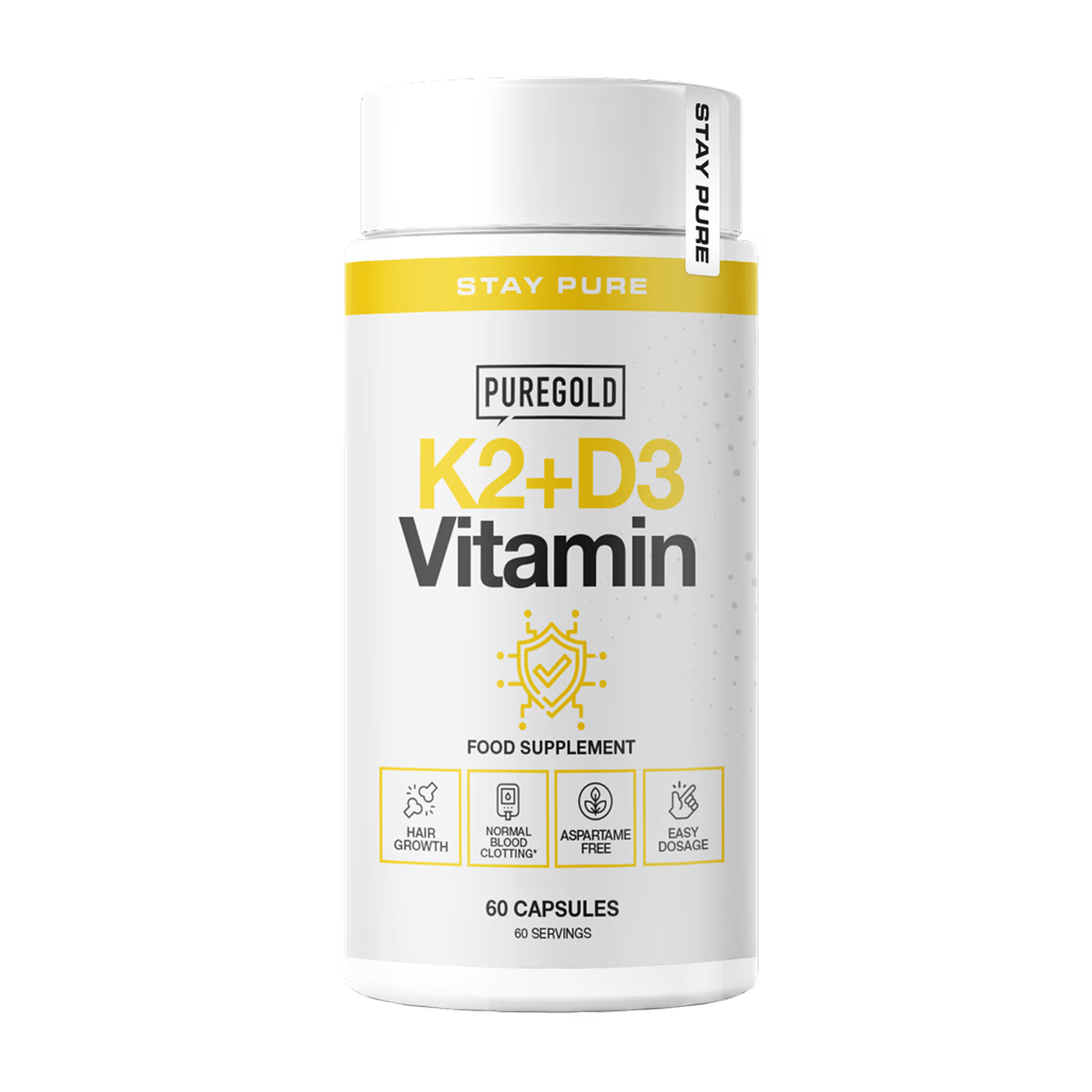 Pure Gold K2+D3 Vitamin - 60 caps 2023-10-5642