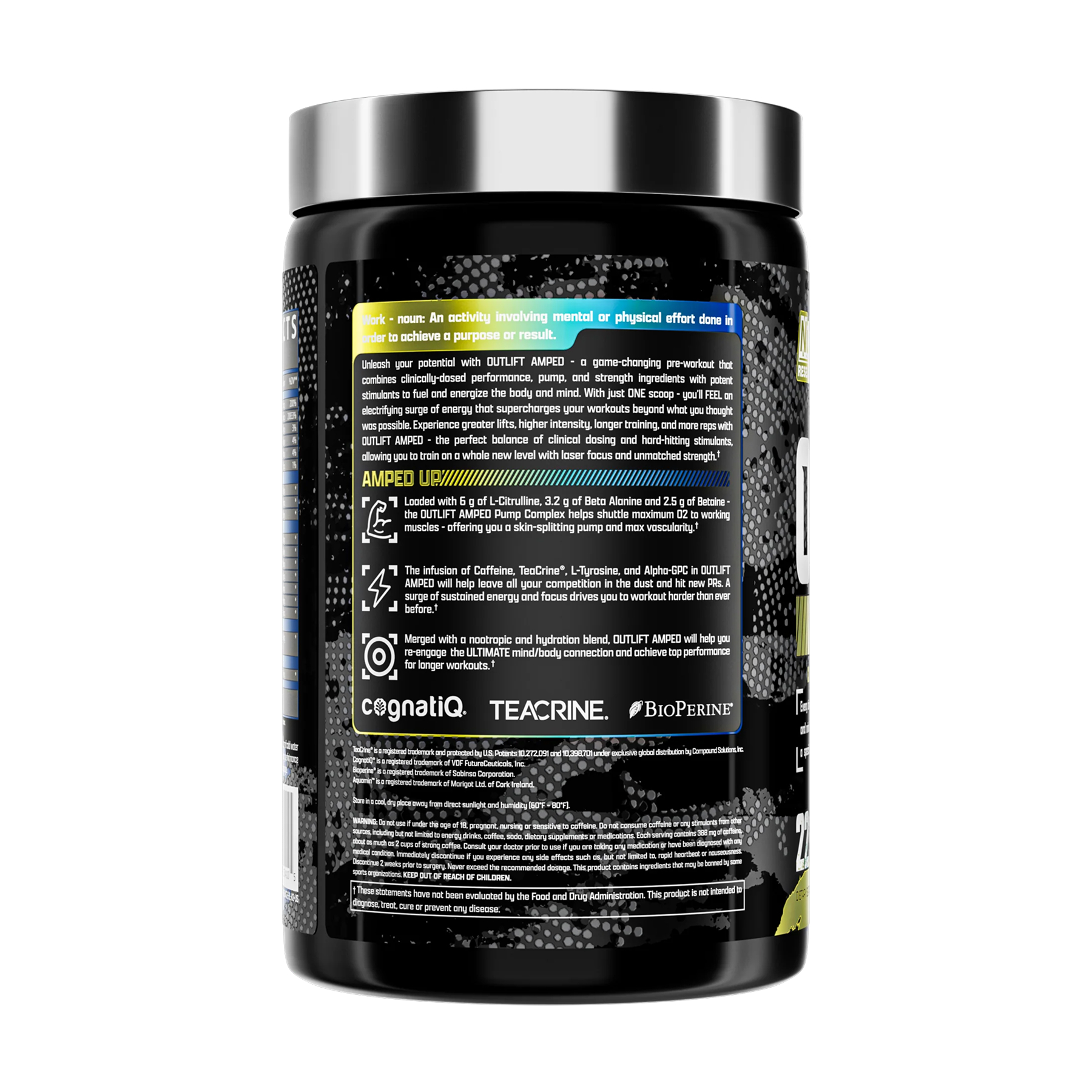 Nutrex Outlift Amped 449.1g Blueberry Lemonade 2023-10-6528