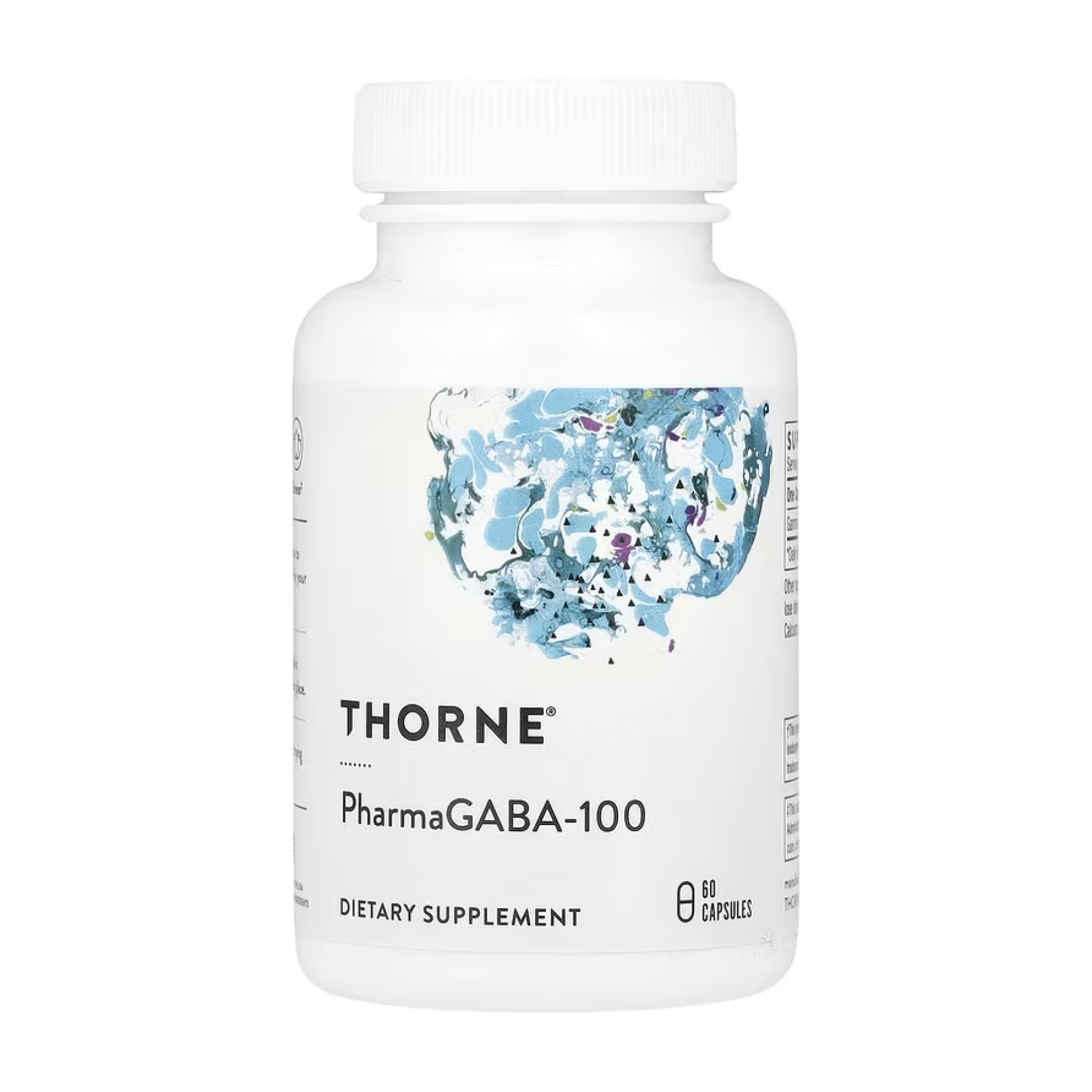 Thorne PharmaGABA 100 - 60 caps 2023-10-4691