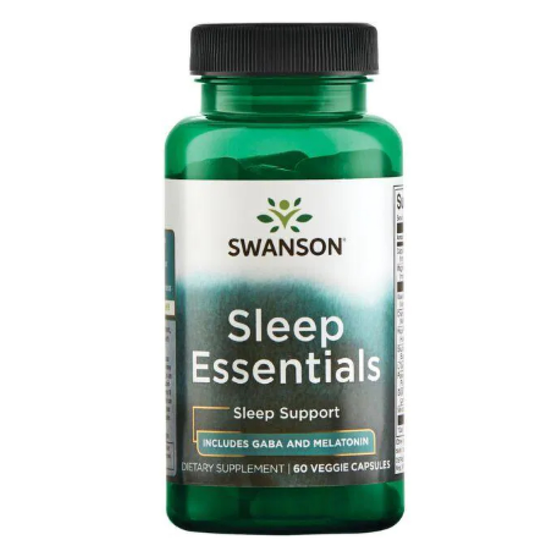 Swanson Sleep Essentials - 60 Veg Caps Per Bottle 100-30-3445502-20