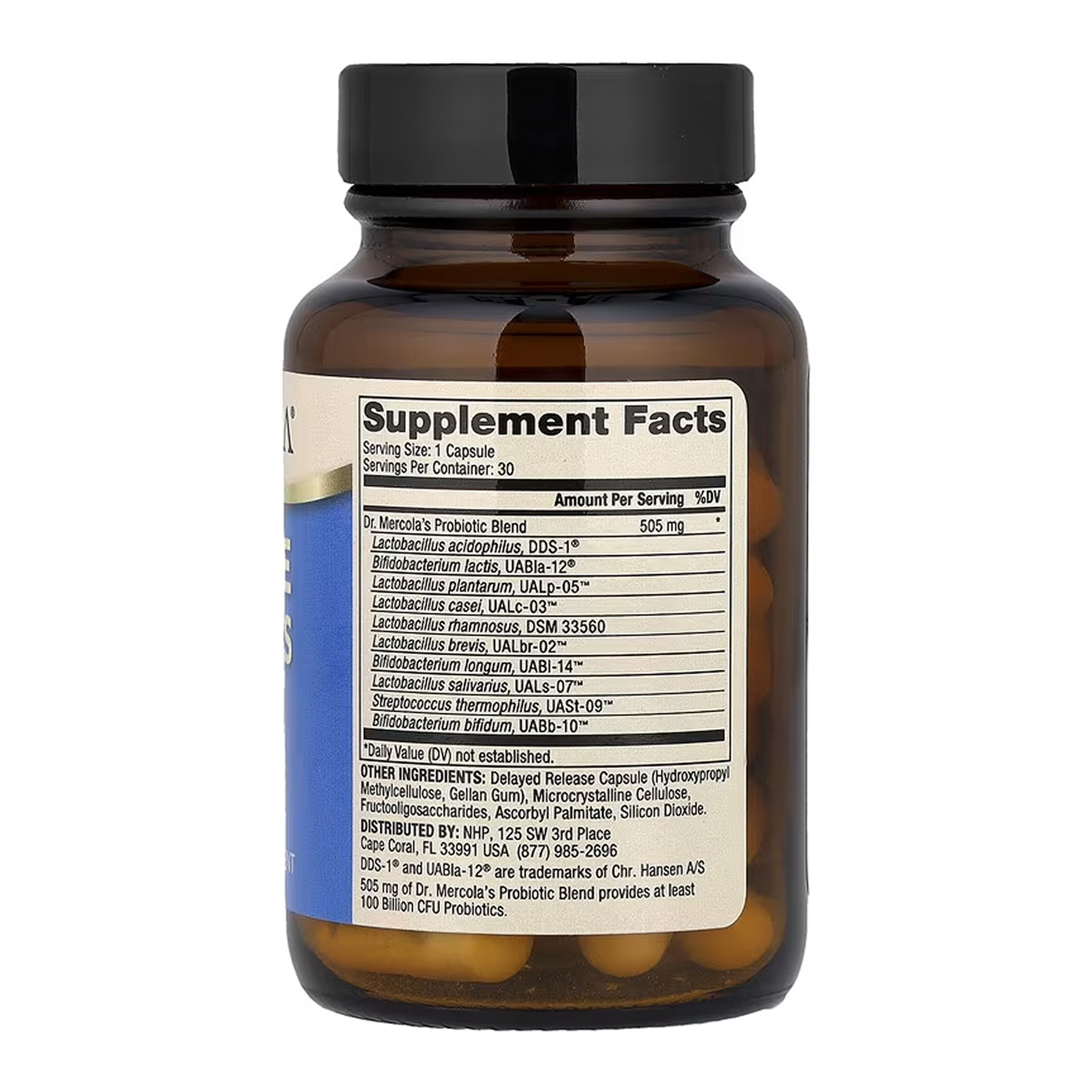 Dr. Mercola Complete Probiotics 100 Billion CFU - 30 caps (До 04.26) 2023-10-7651