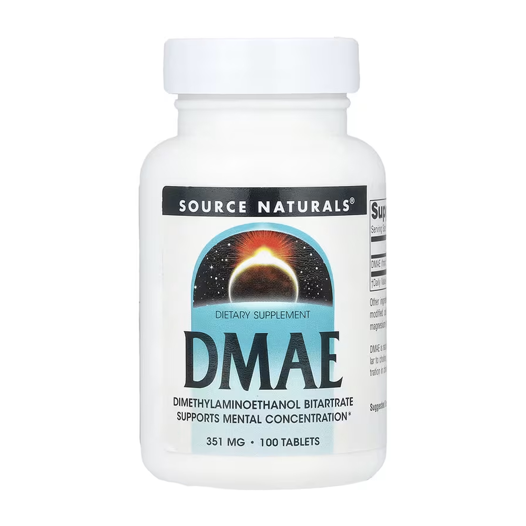 Source Naturals DMAE 351 mg - 100 tabs 2023-10-6474