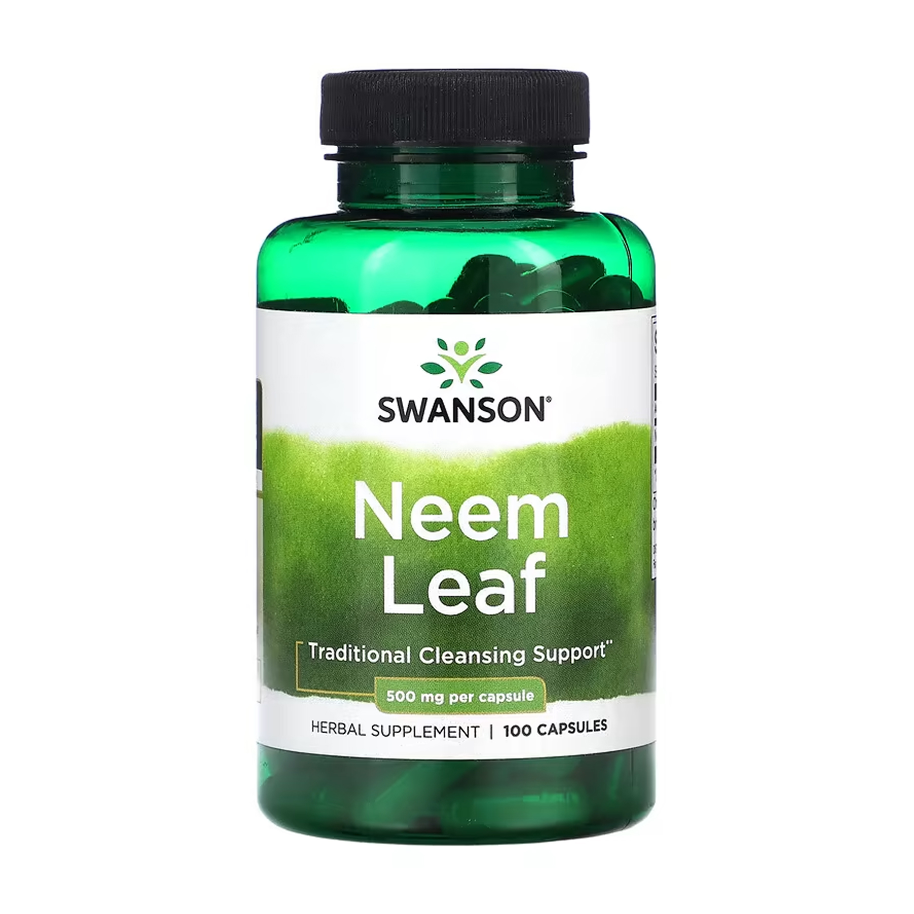 Swanson Neem Leaf 500 mg - 100 caps 2023-10-6663