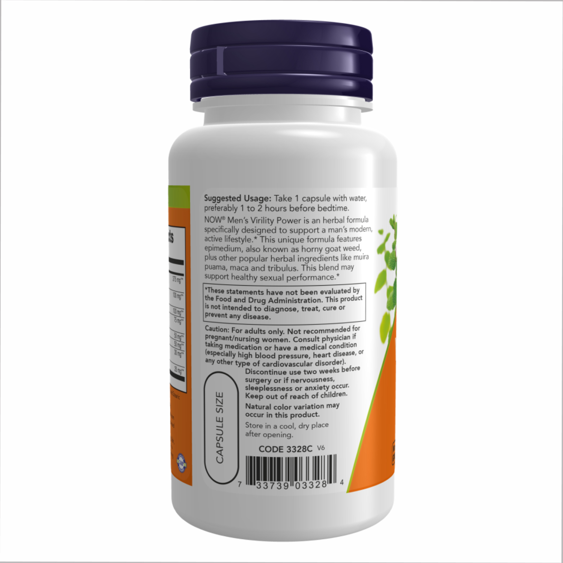 Now Foods Men's Virility Power - 60 vcaps 2022-10-0982