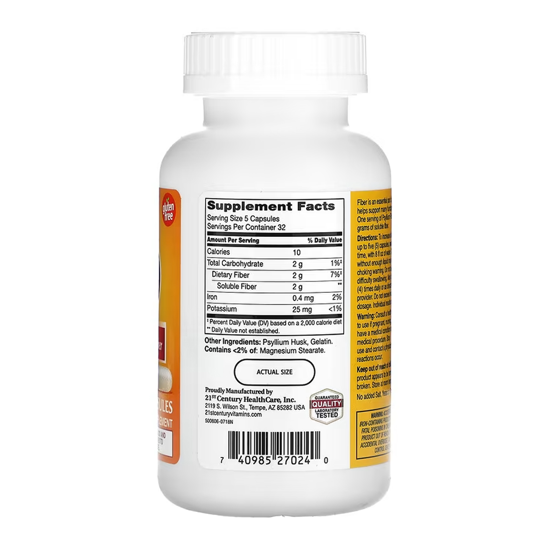 21st Century Psyllium - 160 caps 2023-10-7083
