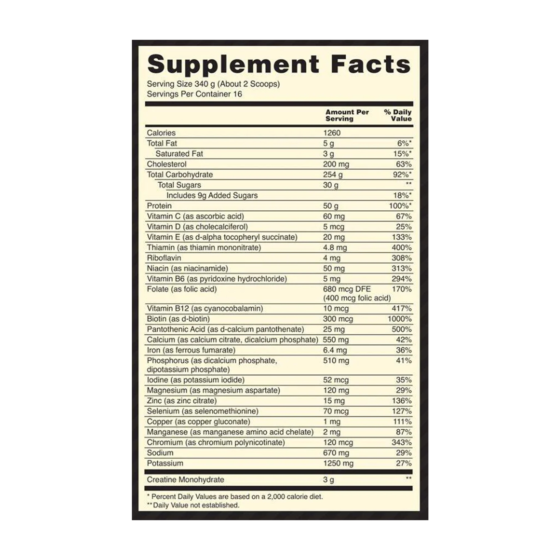 Optimum Nutrition Serious Mass - 5450g Vanilla 2023-10-7186