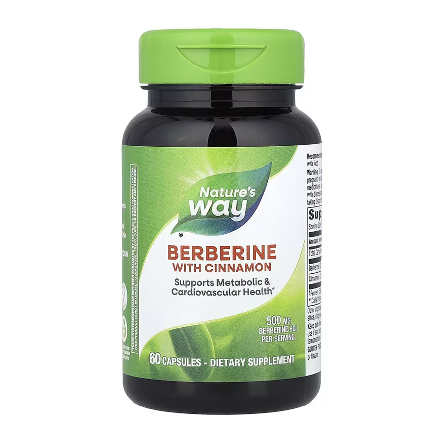 Nature's Way Berberine with Cinnamon - 60 vcaps 2023-10-6379