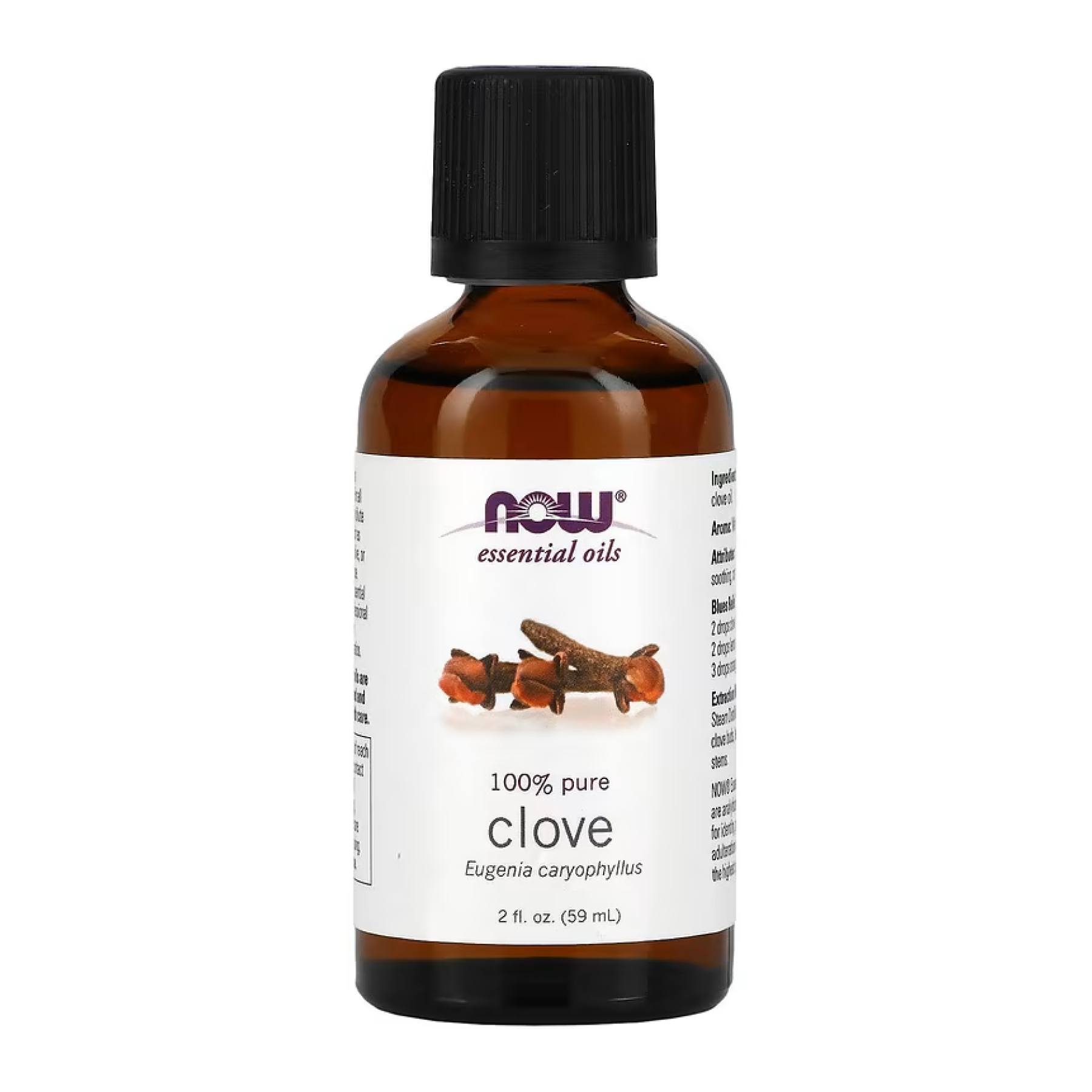 Now Foods Clove Oil - 59 ml (Повреждена банка) 2023-10-4345