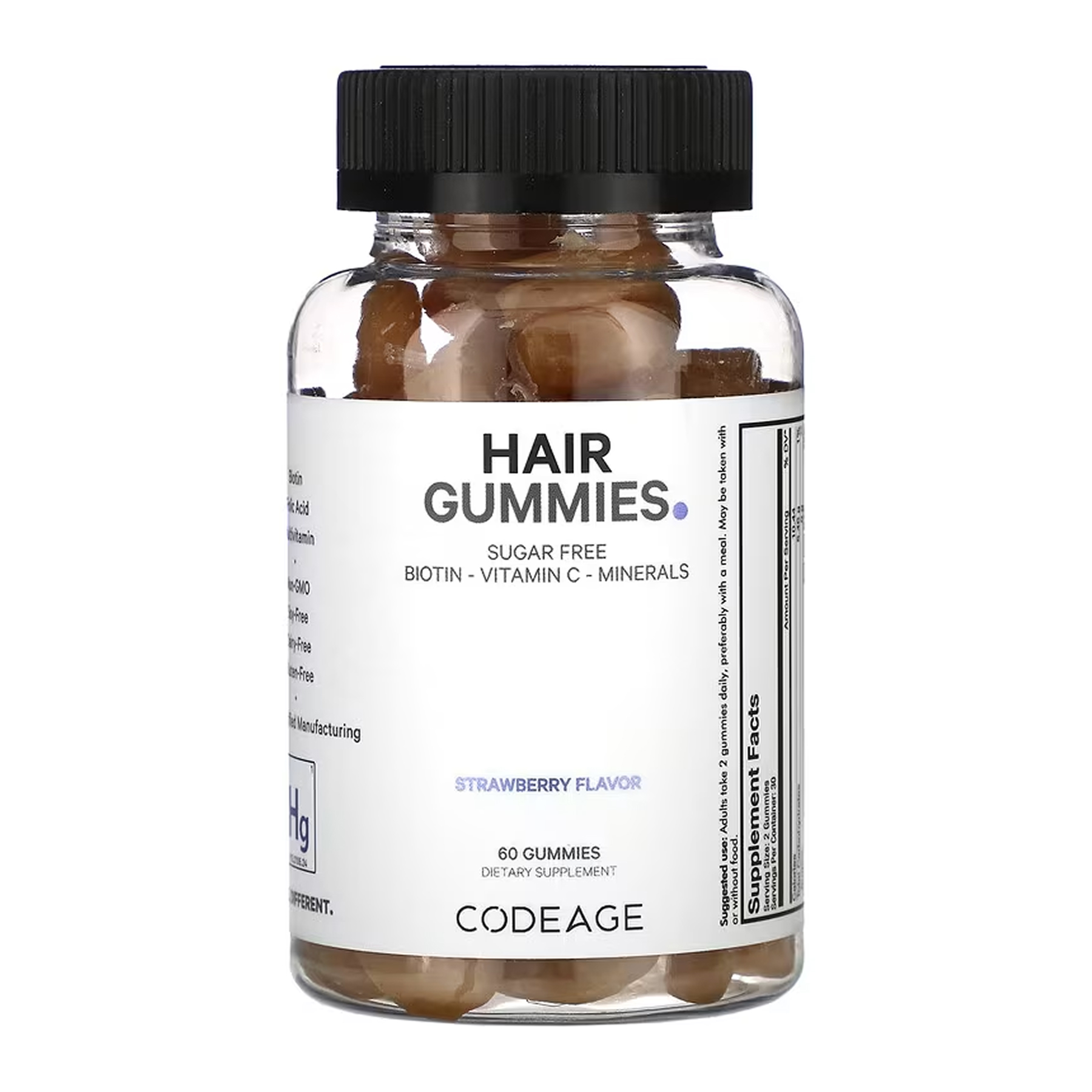 Codeage Hair Gummies - 60 gummies (До 10.26) 2024-11-0008