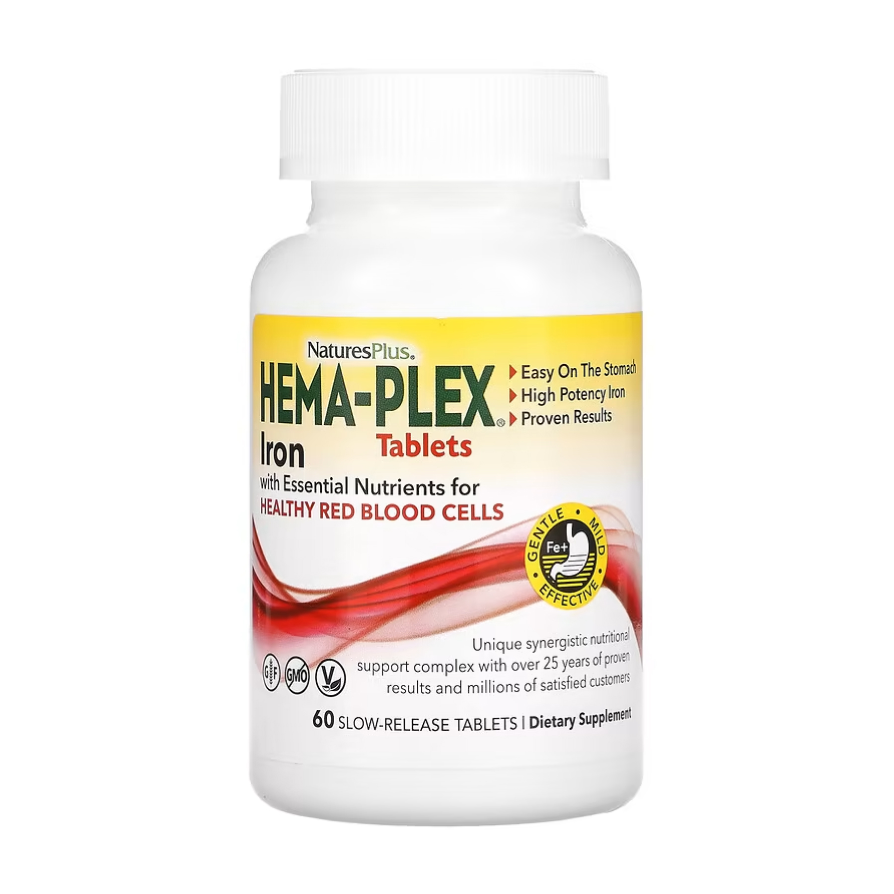 Nature's Plus Hema-Plex - 60 tabs 2023-10-4409