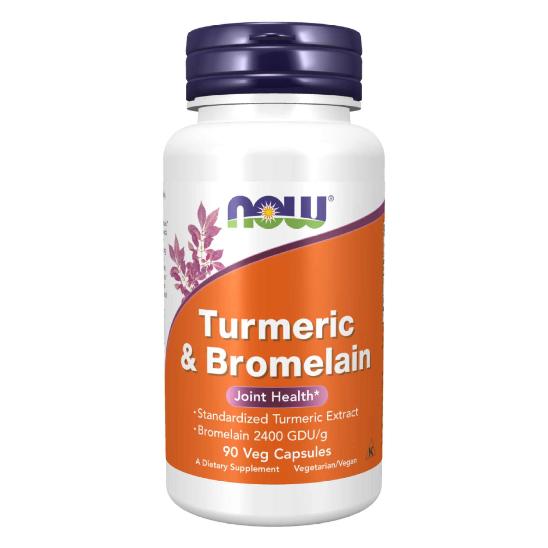 Now Foods Turmeric & Bromelain - 90 vcaps 2022-10-2620