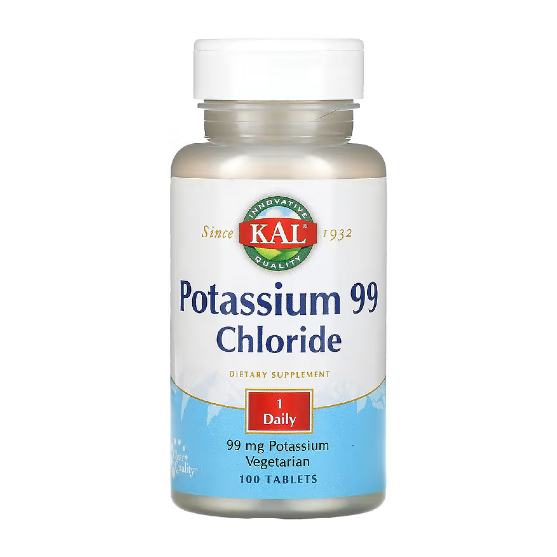 KAL Potassium 99 Chloride - 100 tabs 2023-10-5195