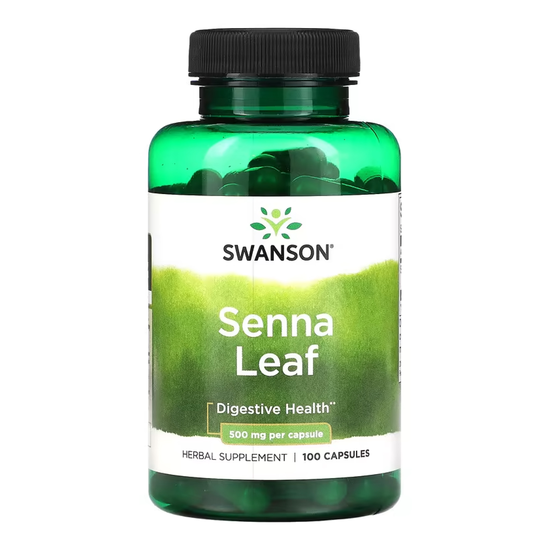 Swanson Senna Leaf 500mg - 100 сaps 2023-10-4073