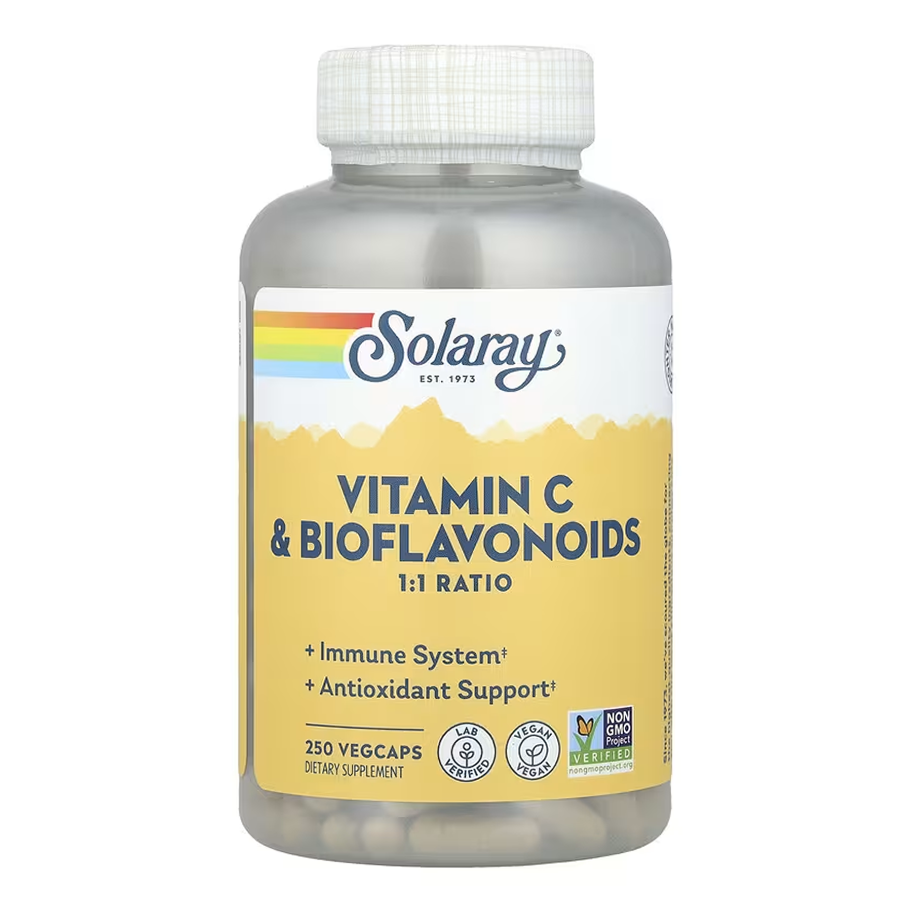 Now Foods Vitamin C & Bioflavonoids 1:1 500mg - 250 vcaps (До 09.26) 2023-10-7771