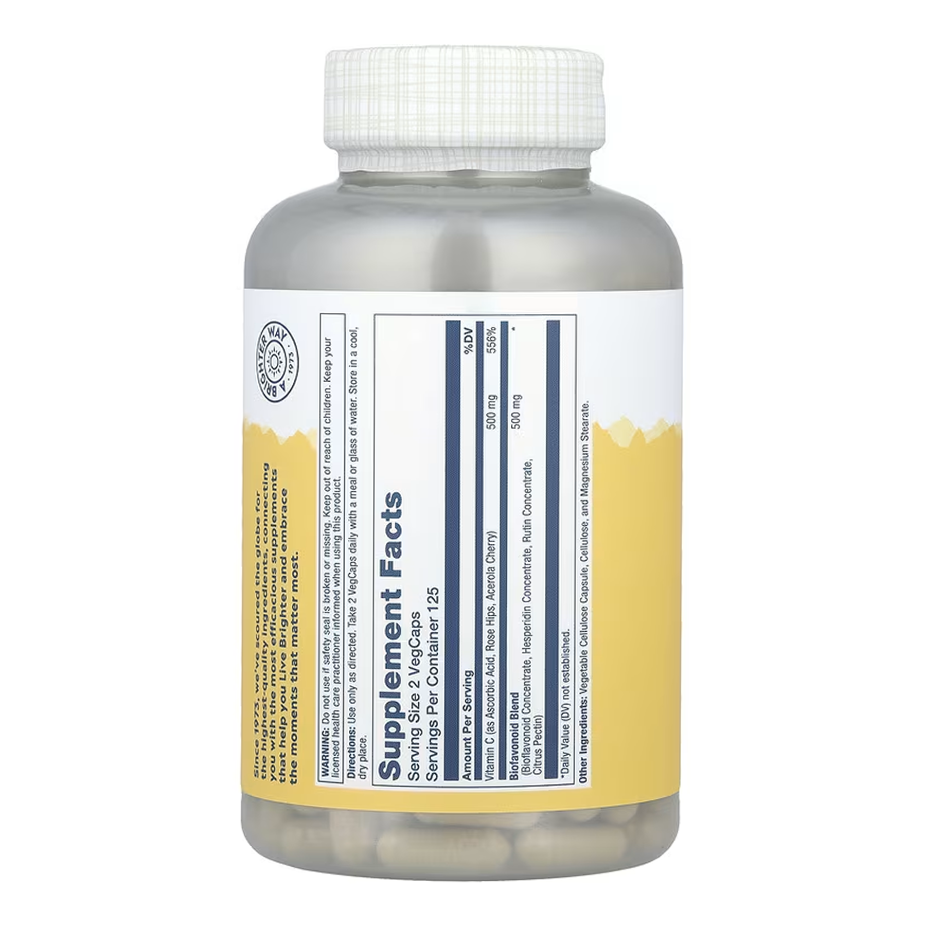 Now Foods Vitamin C & Bioflavonoids 1:1 500mg - 250 vcaps (До 09.26) 2023-10-7771