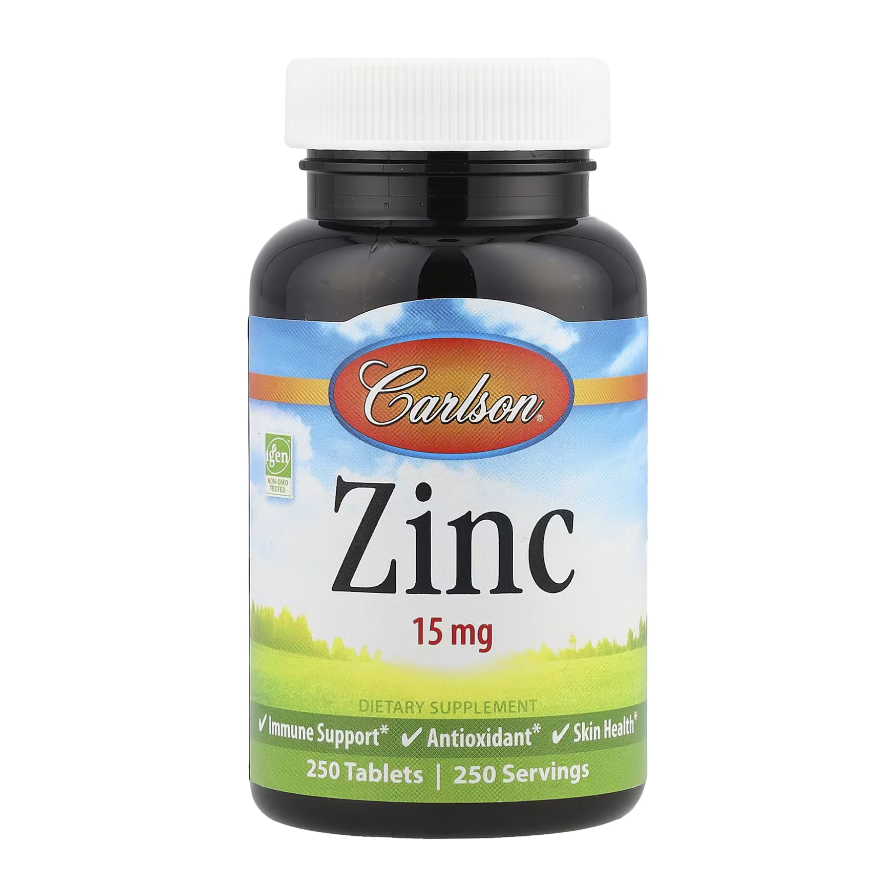 Carlson Laboratories Zinc 15mg - 250 tabs 2023-10-4568