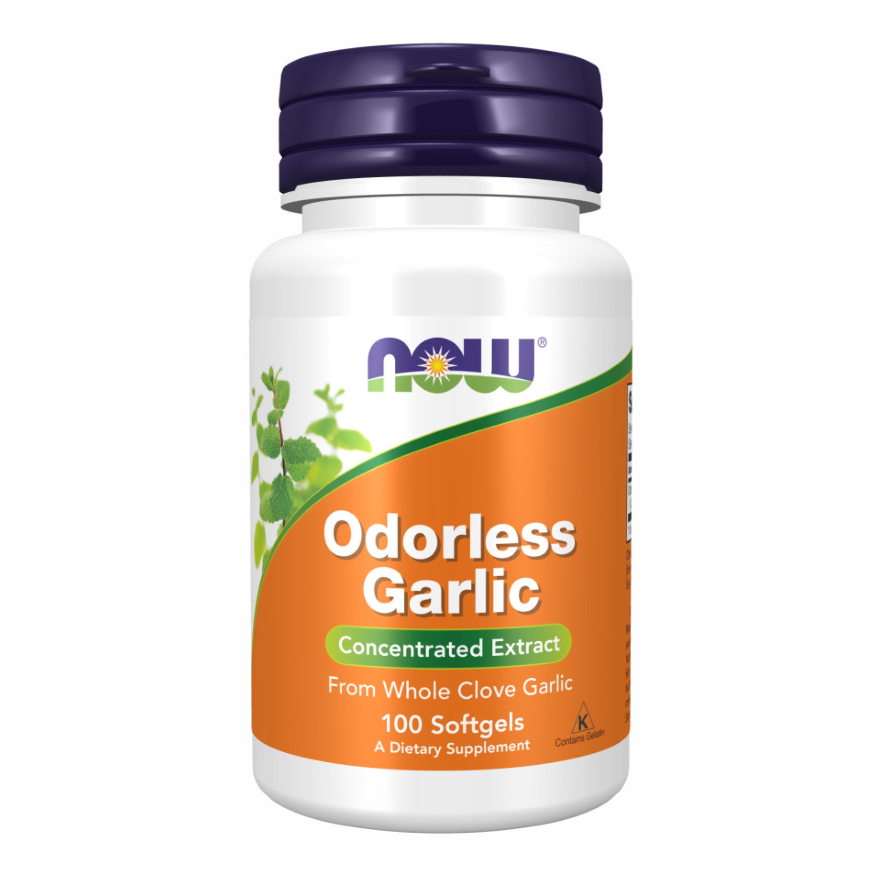 Now Foods Odorless Garlic - 100 sgels 2022-10-0066