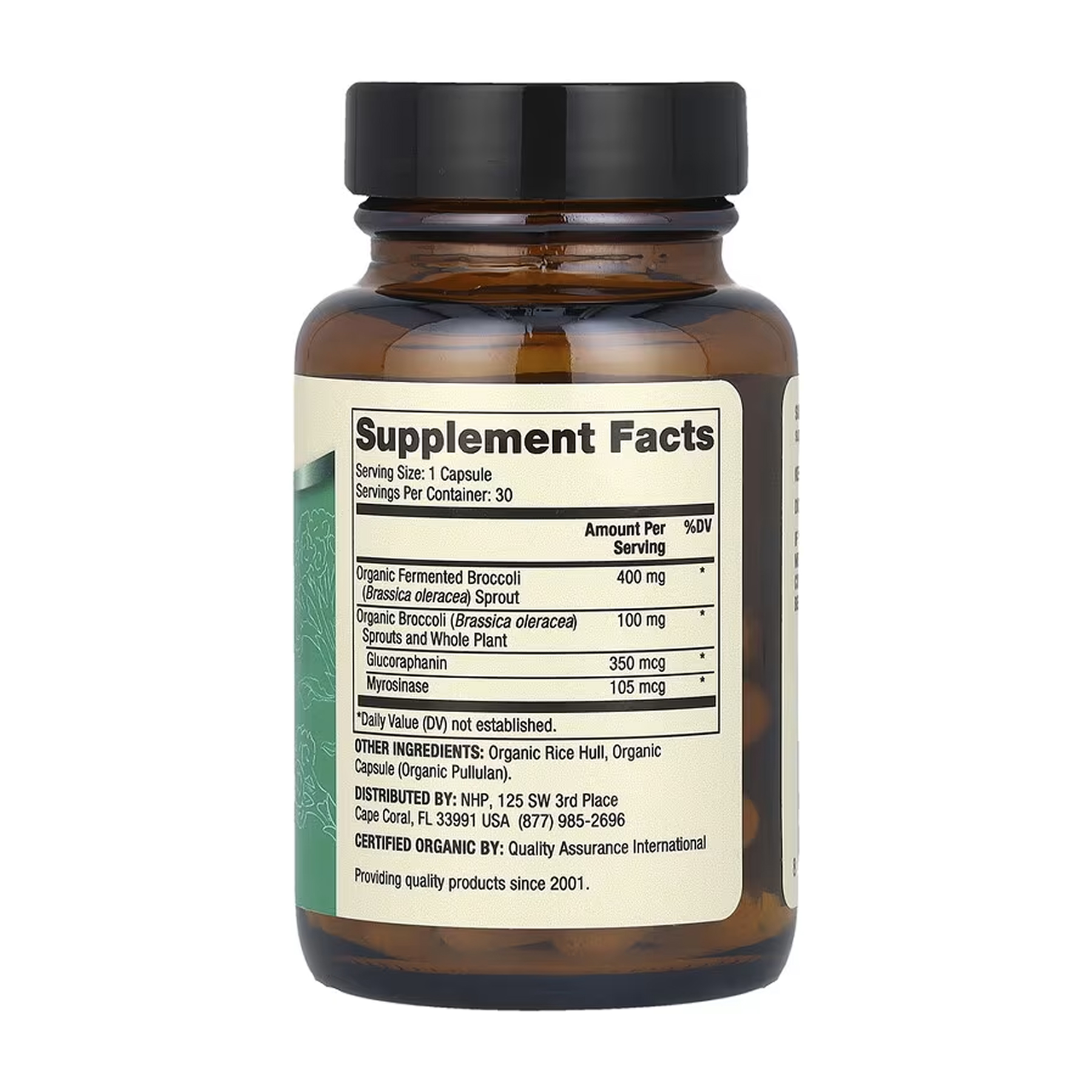 Dr. Mercola Organic Fermented Broccoli Sprouts - 30 caps 2023-10-6670