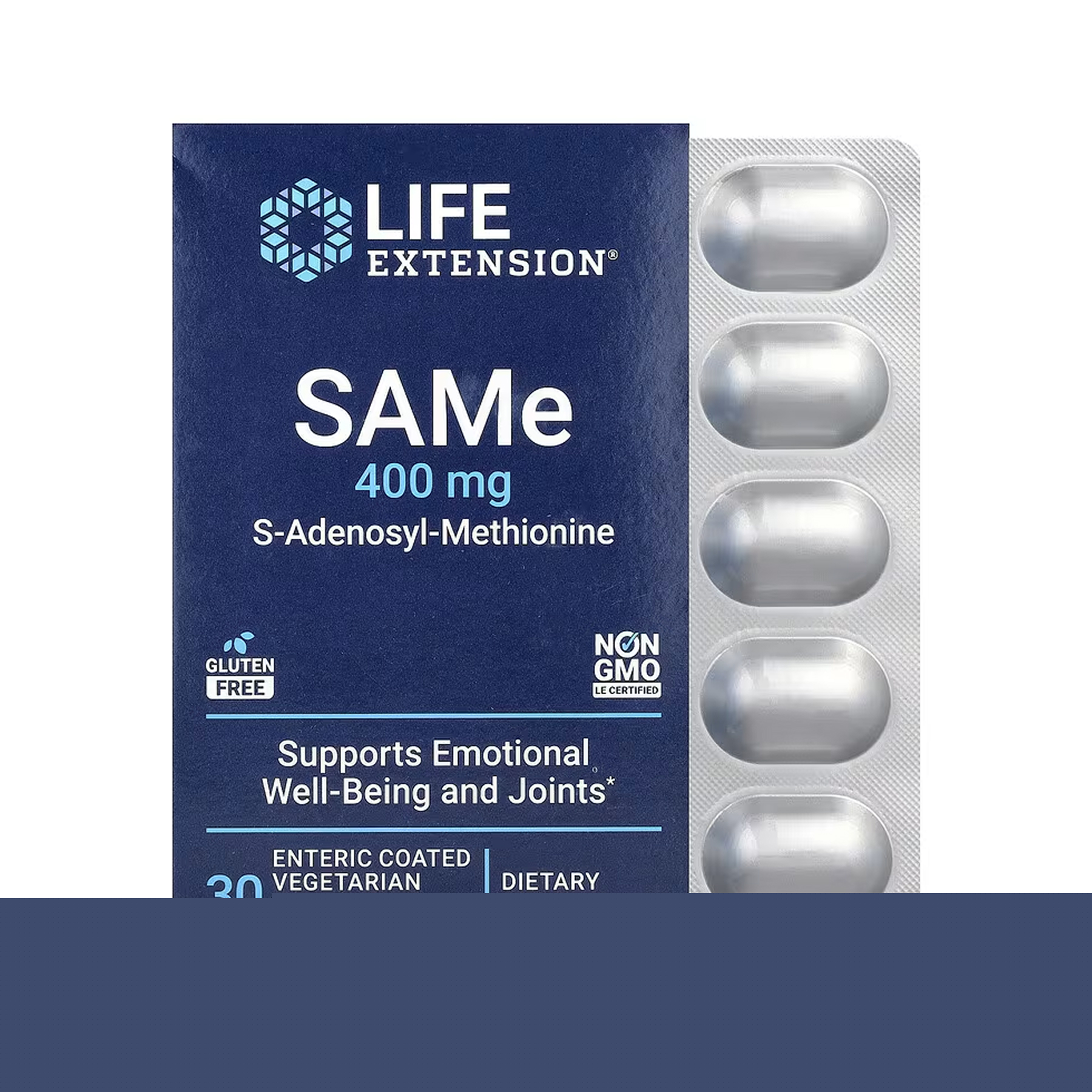 Life Extension SAMe 400 mg - 30 tabs 2023-10-6824