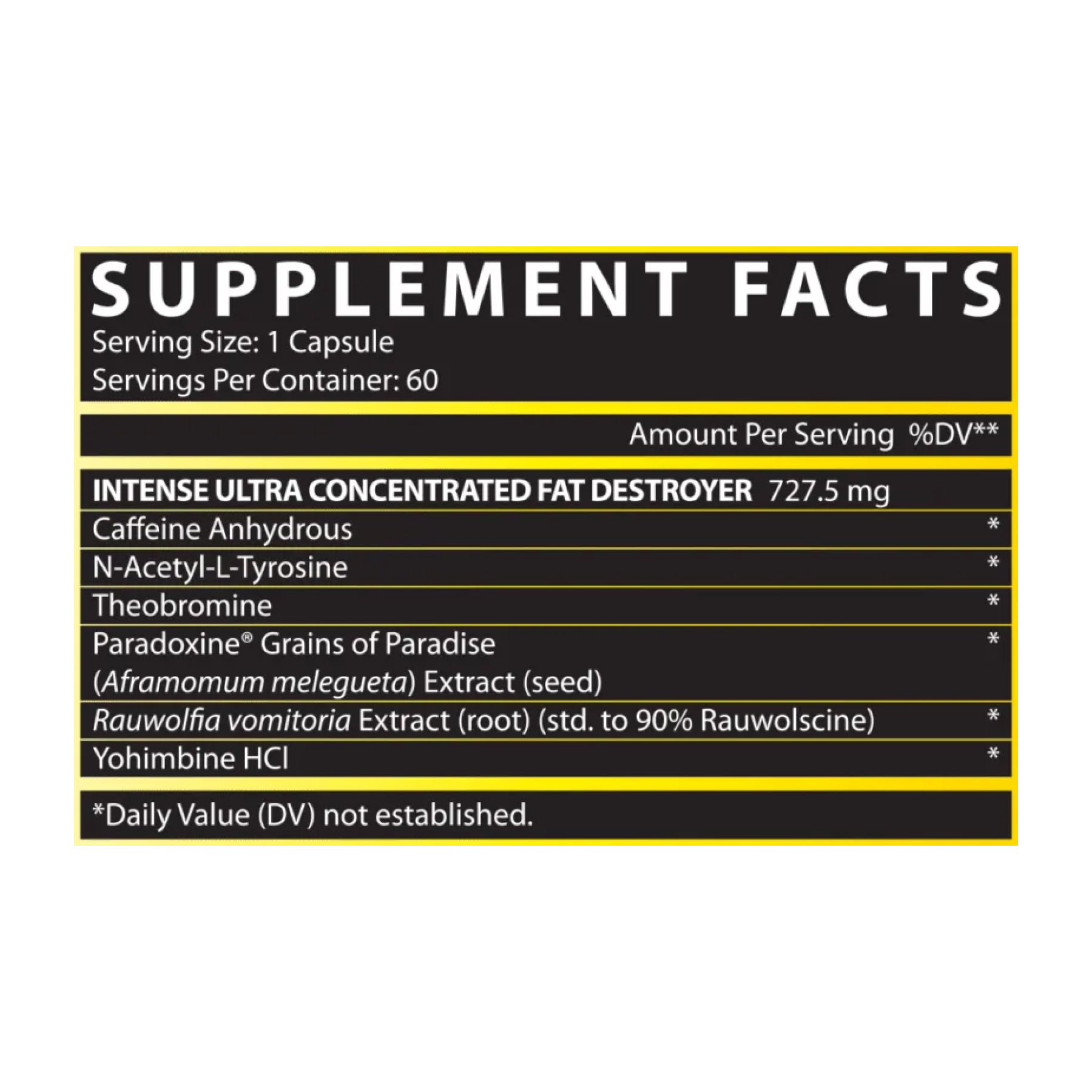Nutrex Lipo 6 Black Intense - 60 caps 100-66-4072068-20