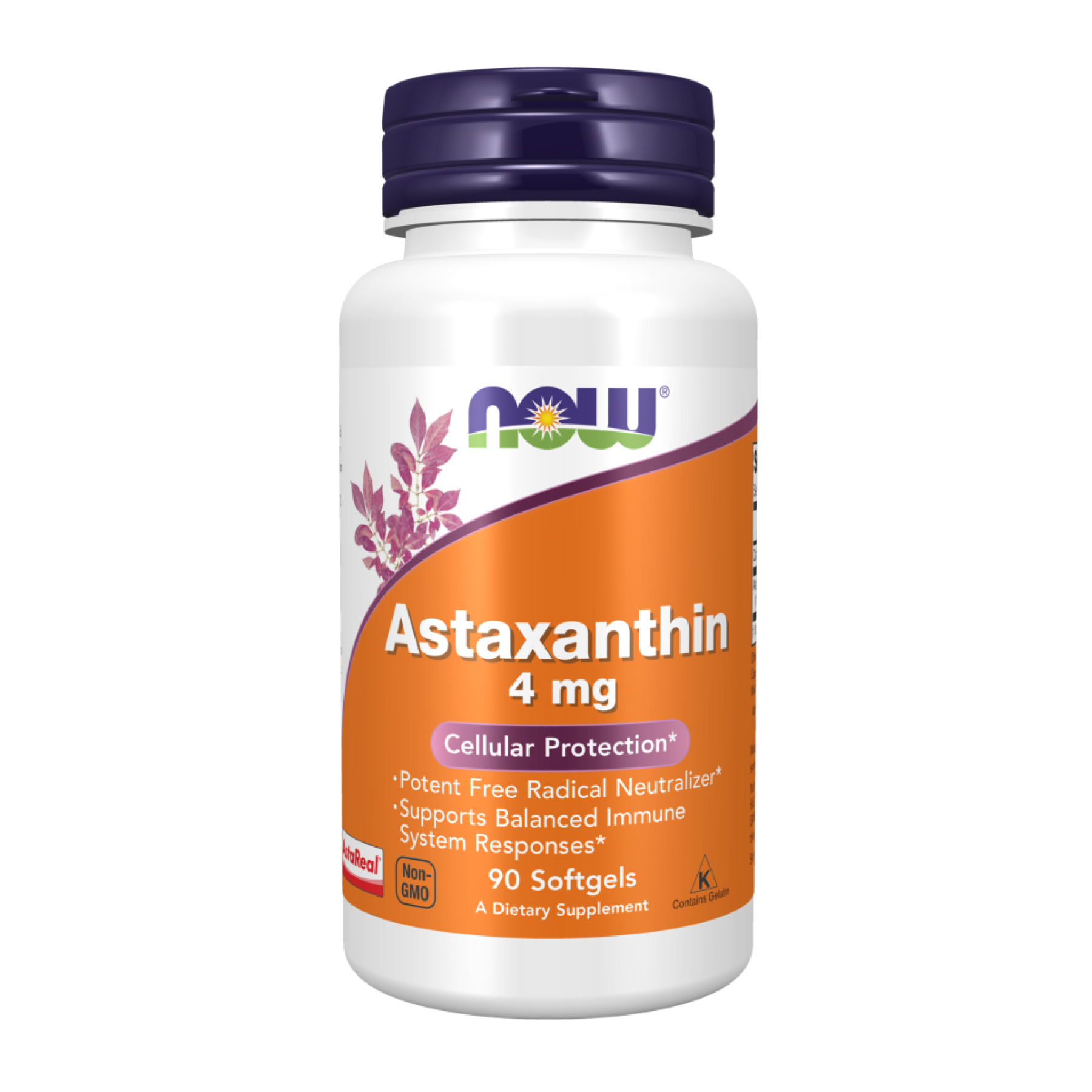 Now Foods Astaxanthin 4 mg - 90 softgels 2023-10-2517