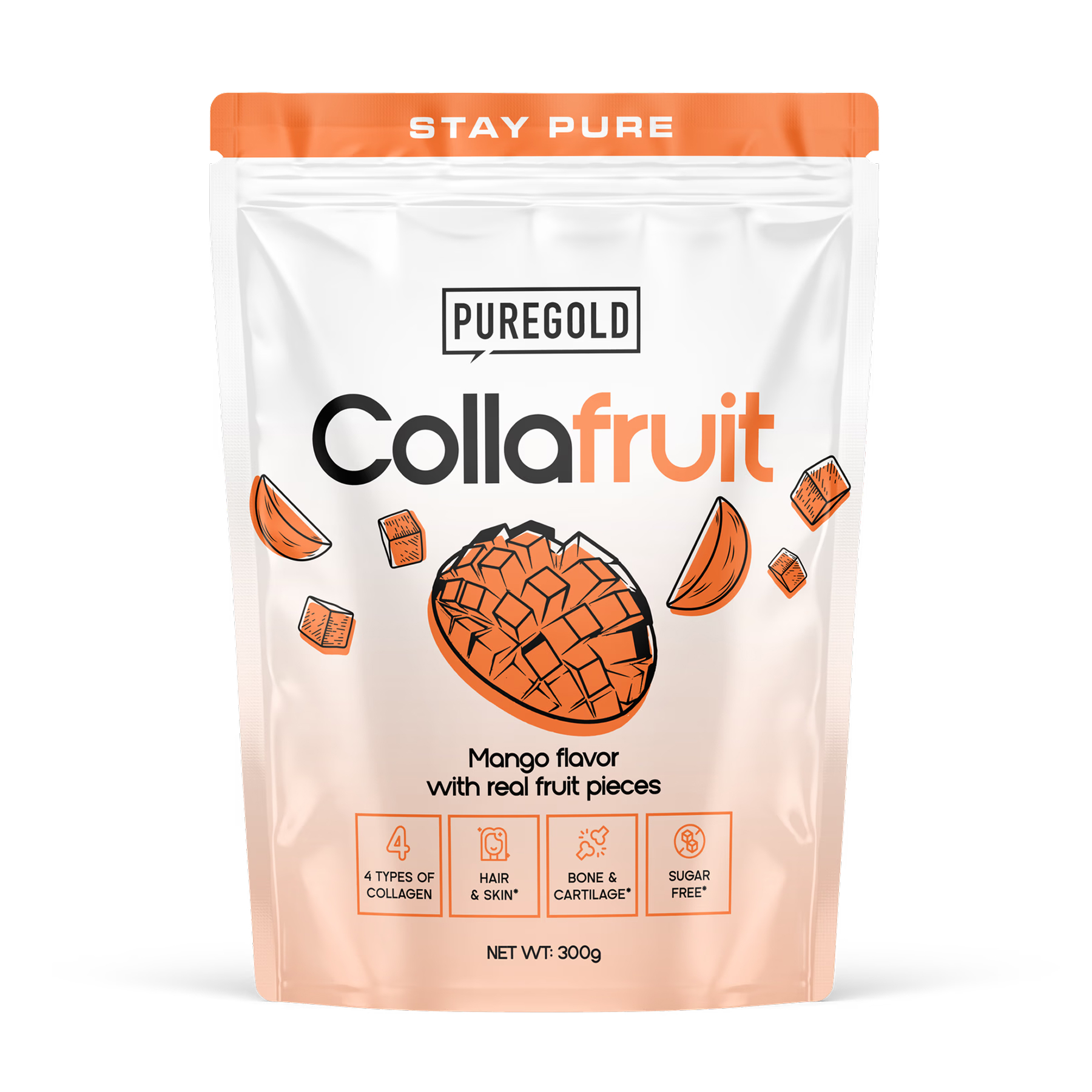 Pure Gold CollaFruit - 300g Mango 2023-10-6040