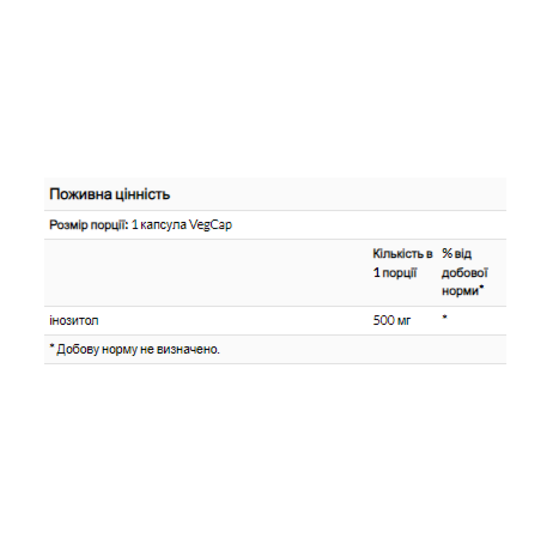 Solaray Inositol 500mg - 100 vcaps 2023-10-3208