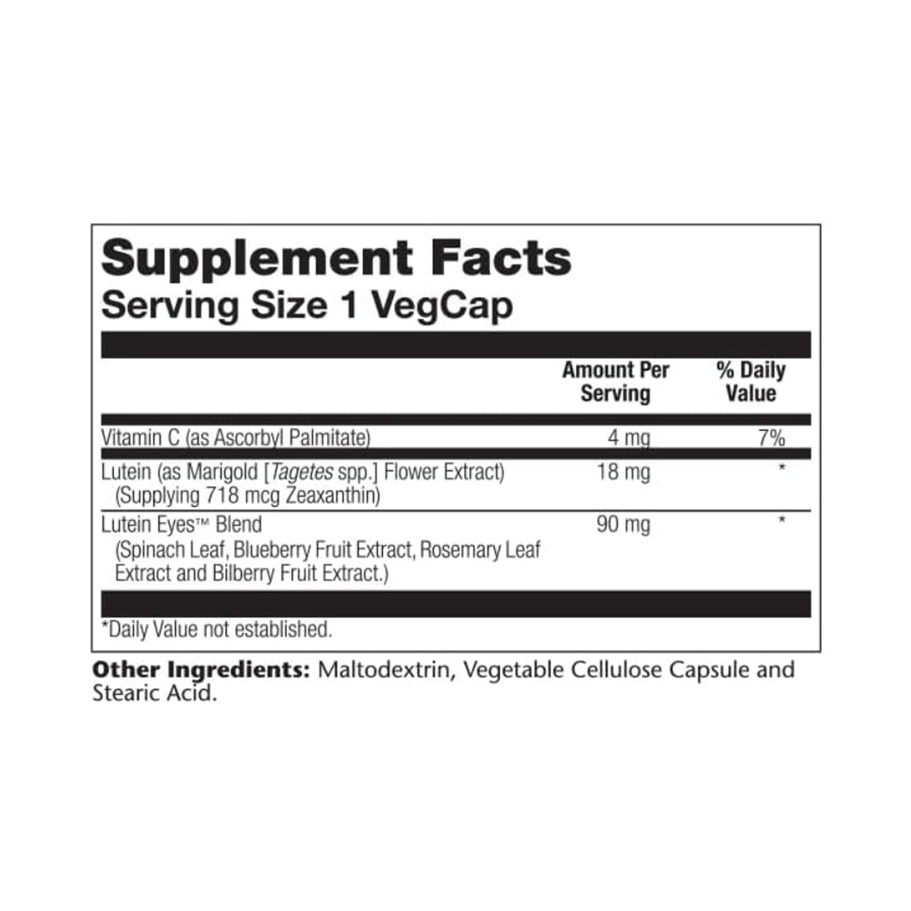 Solaray Lutein Eyes 18 - 30 vcaps 2023-10-7039