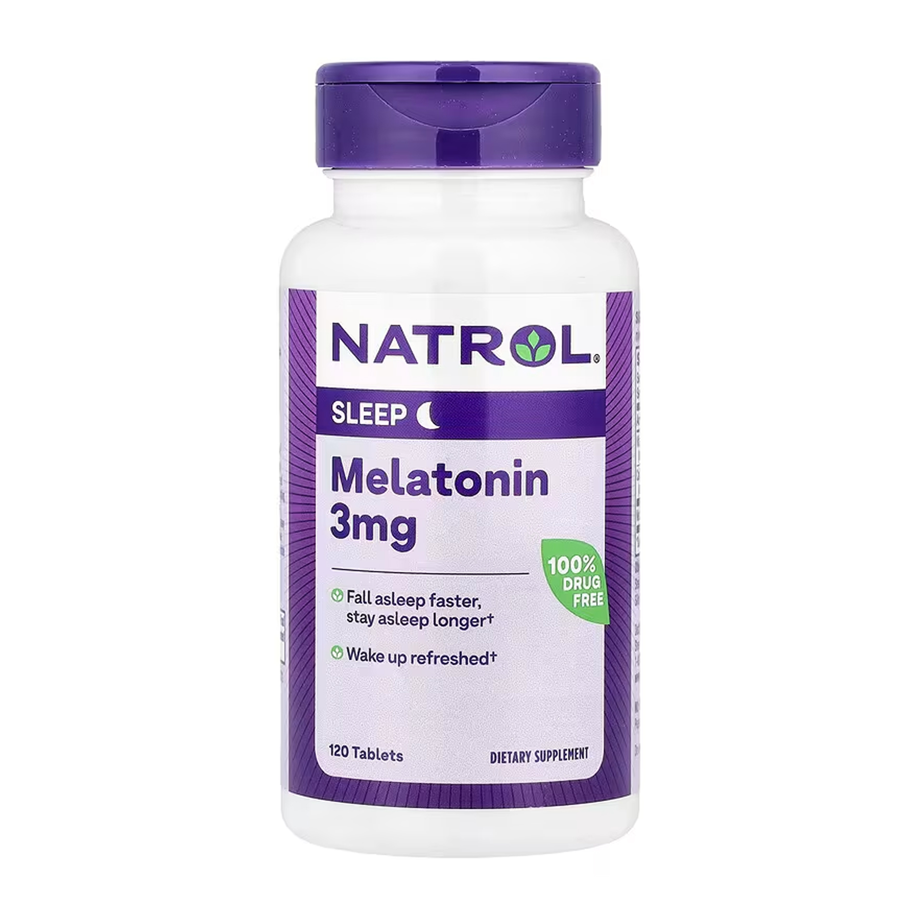 NATROL Melatonin 3mg - 120 tabs 2023-10-6238