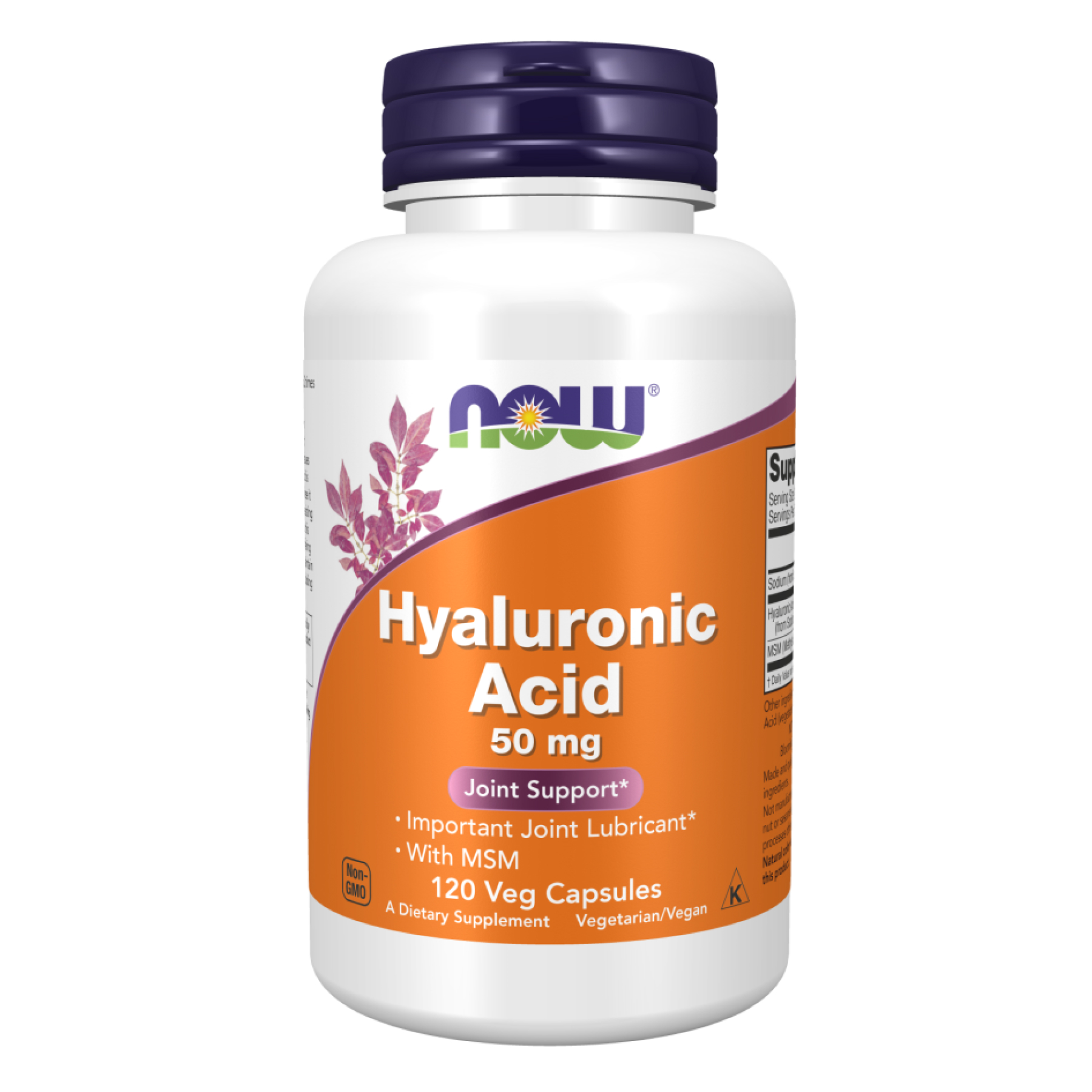 Now Foods Hyaluronic Acid 50mg+MCM - 120 vcaps 2022-10-2622