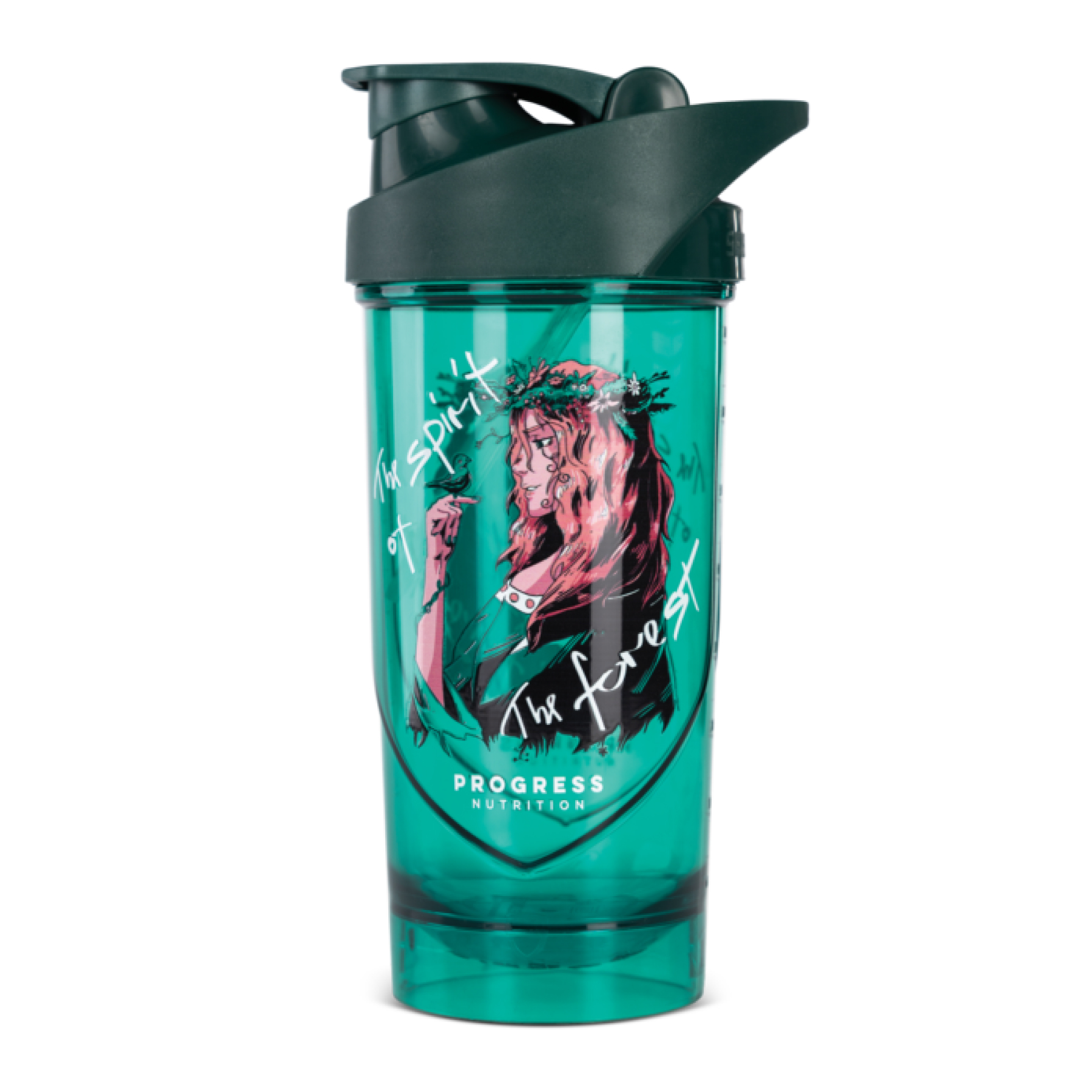 Progress Nutrition Shaker The Spirit Of The Forest - 700ml Green 2022-10-2937