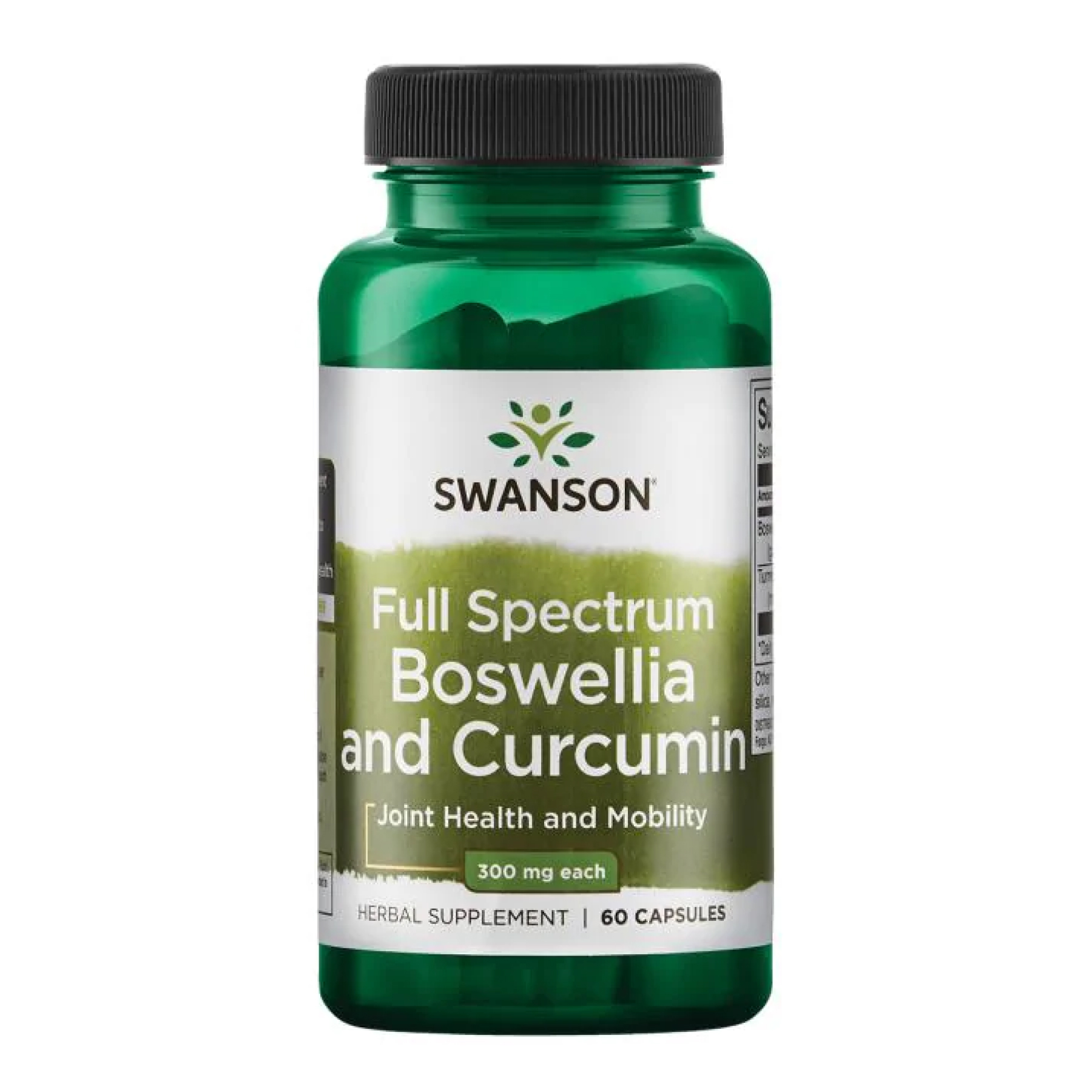Swanson Full Spect Boswellia and Curcumin - 60 Caps 100-37-4856184-20